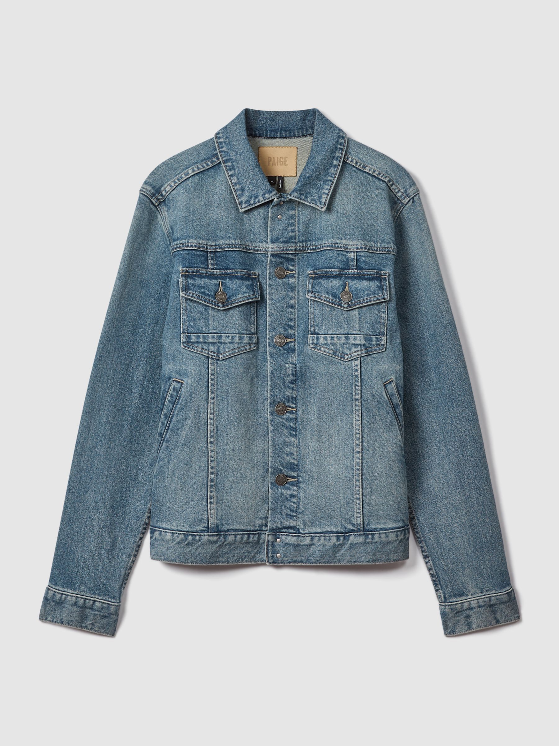 Paige Jacket in Denim Blue - Image 2 of 6