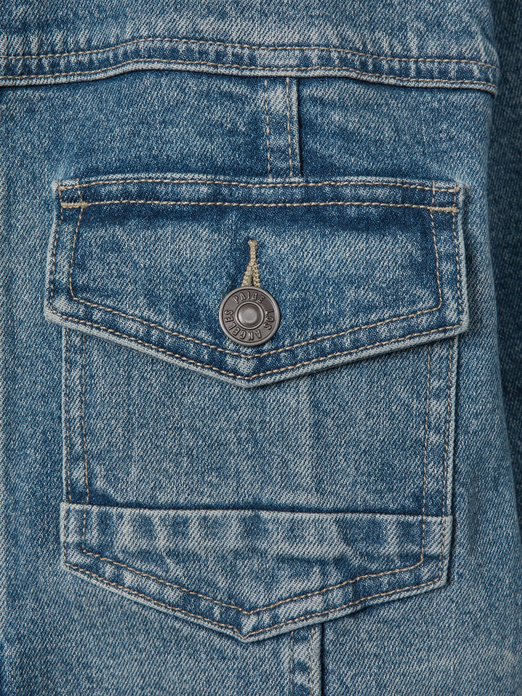 Paige Jacket in Denim Blue - Image 6 of 6