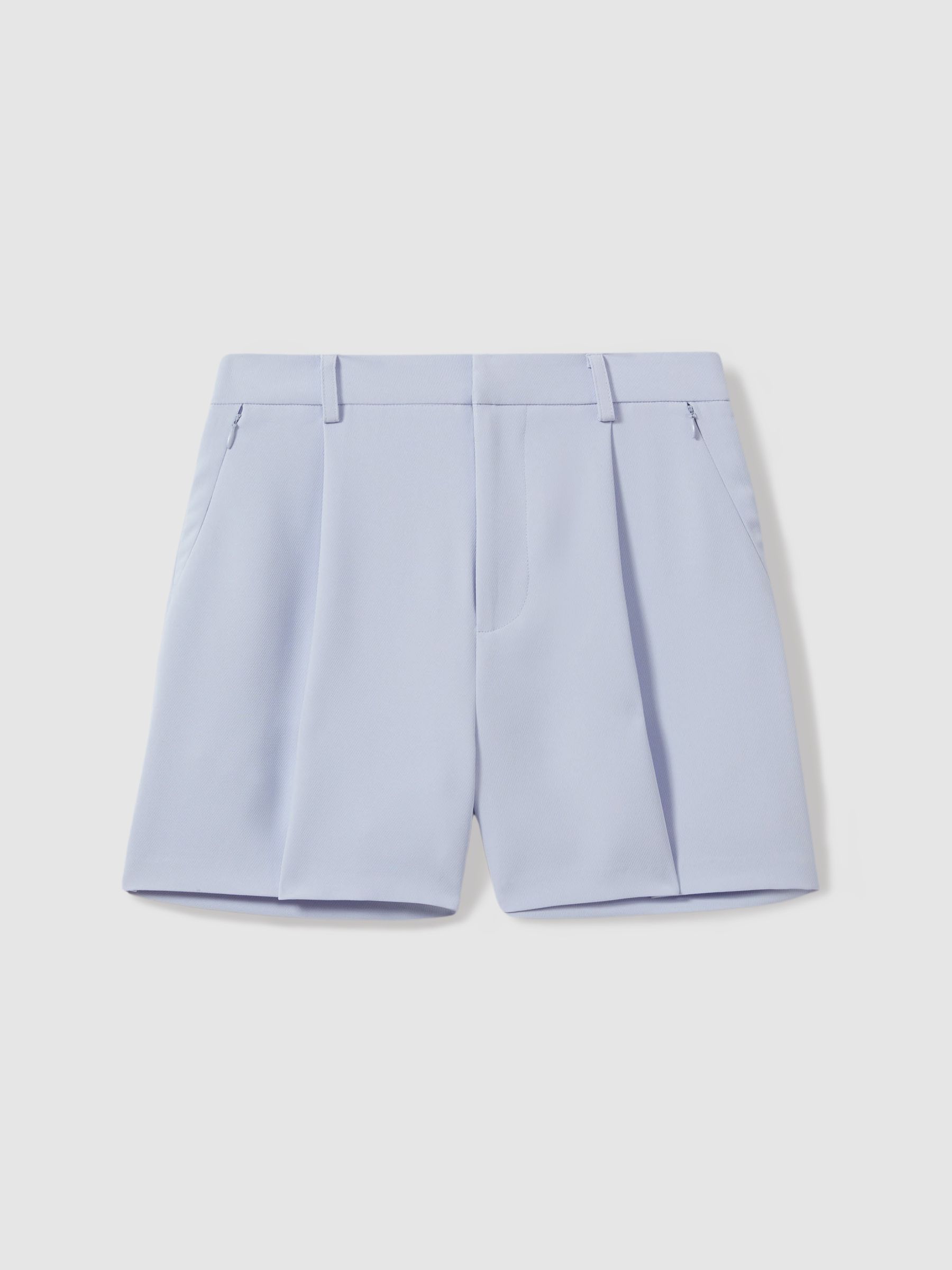 Good American Tailored Shorts in Blue - Image 2 of 5