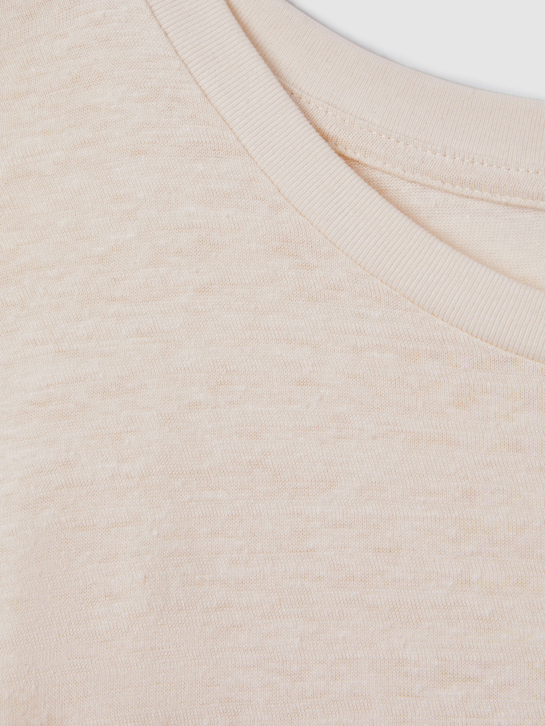 Logo Tee Natural The Upside Marled Crew-Neck T-Shirt - Image 5 of 5