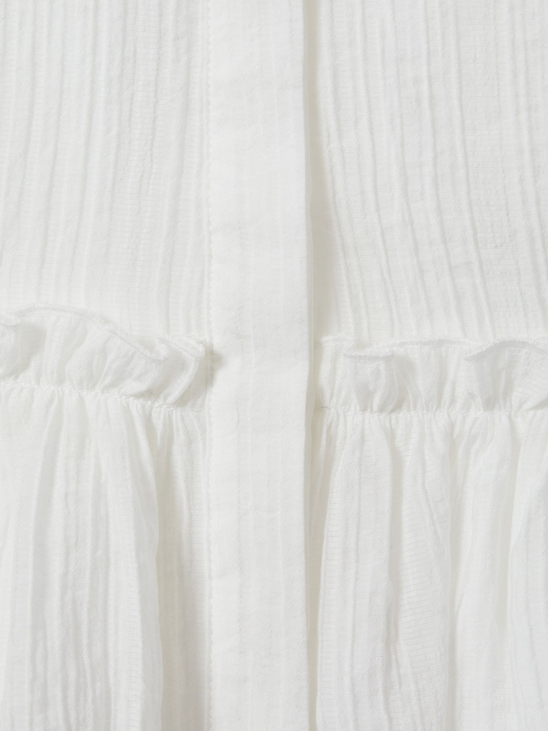 9-13 yrs Puff Sleeve Peplum Top in Ivory - Image 4 of 4