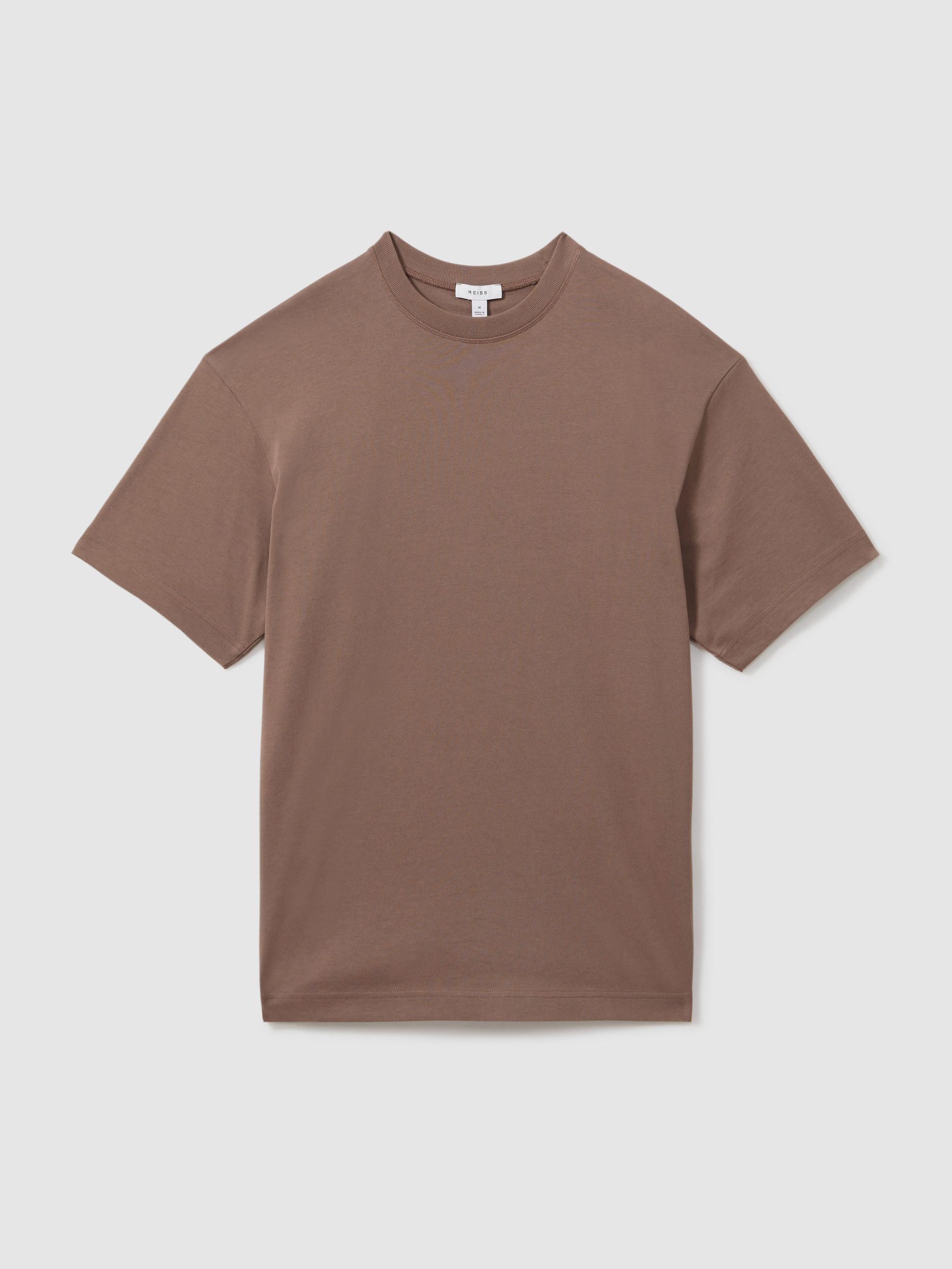 Oversized Garment Dye T-Shirt in Deep Taupe - Image 2 of 5