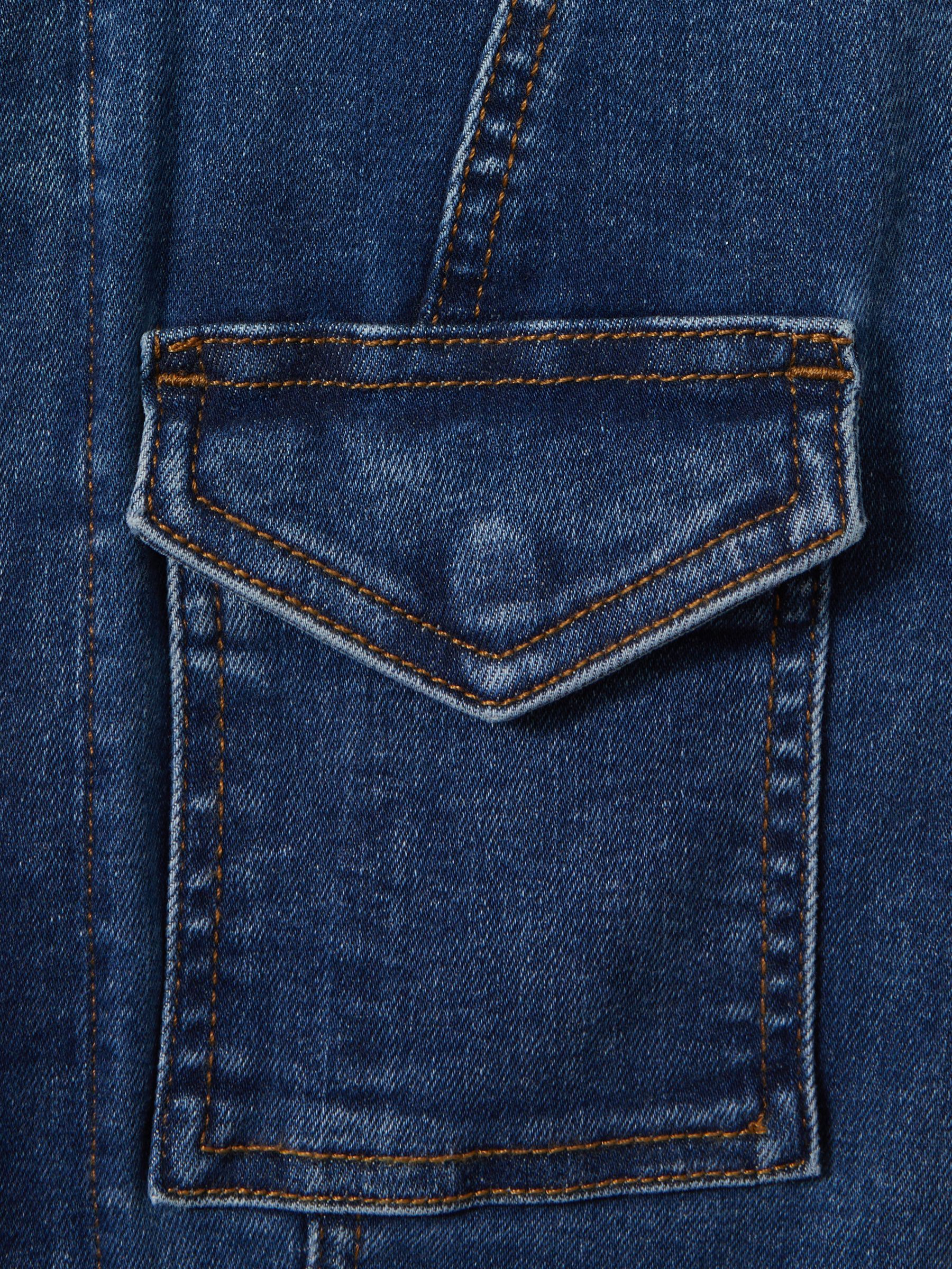 Minišaty Good American Denim v indigové barvě - Obrázek 5 z 5