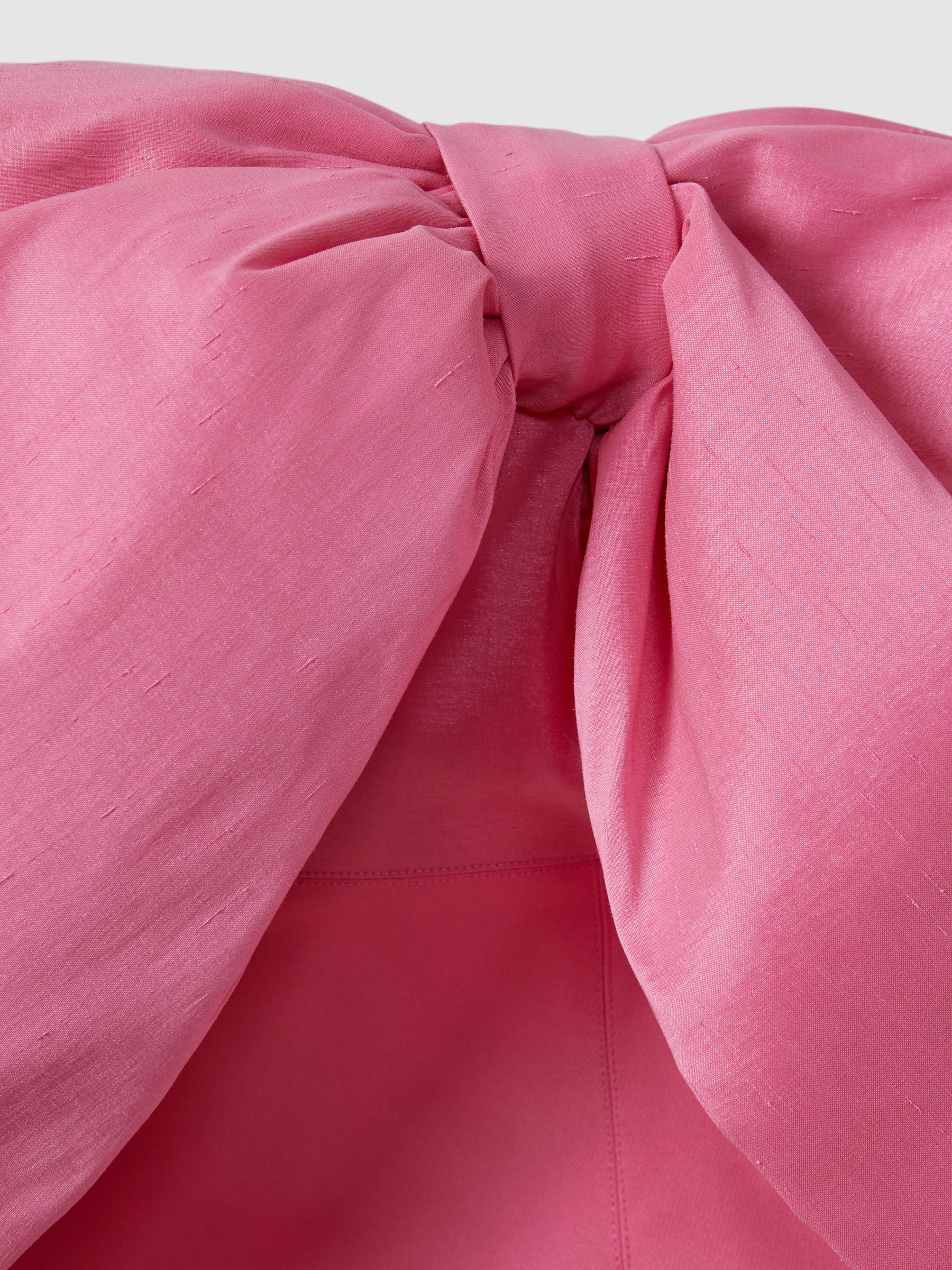 Rachel Gilbert Bow Mini Dress in Pink - Image 2 of 5