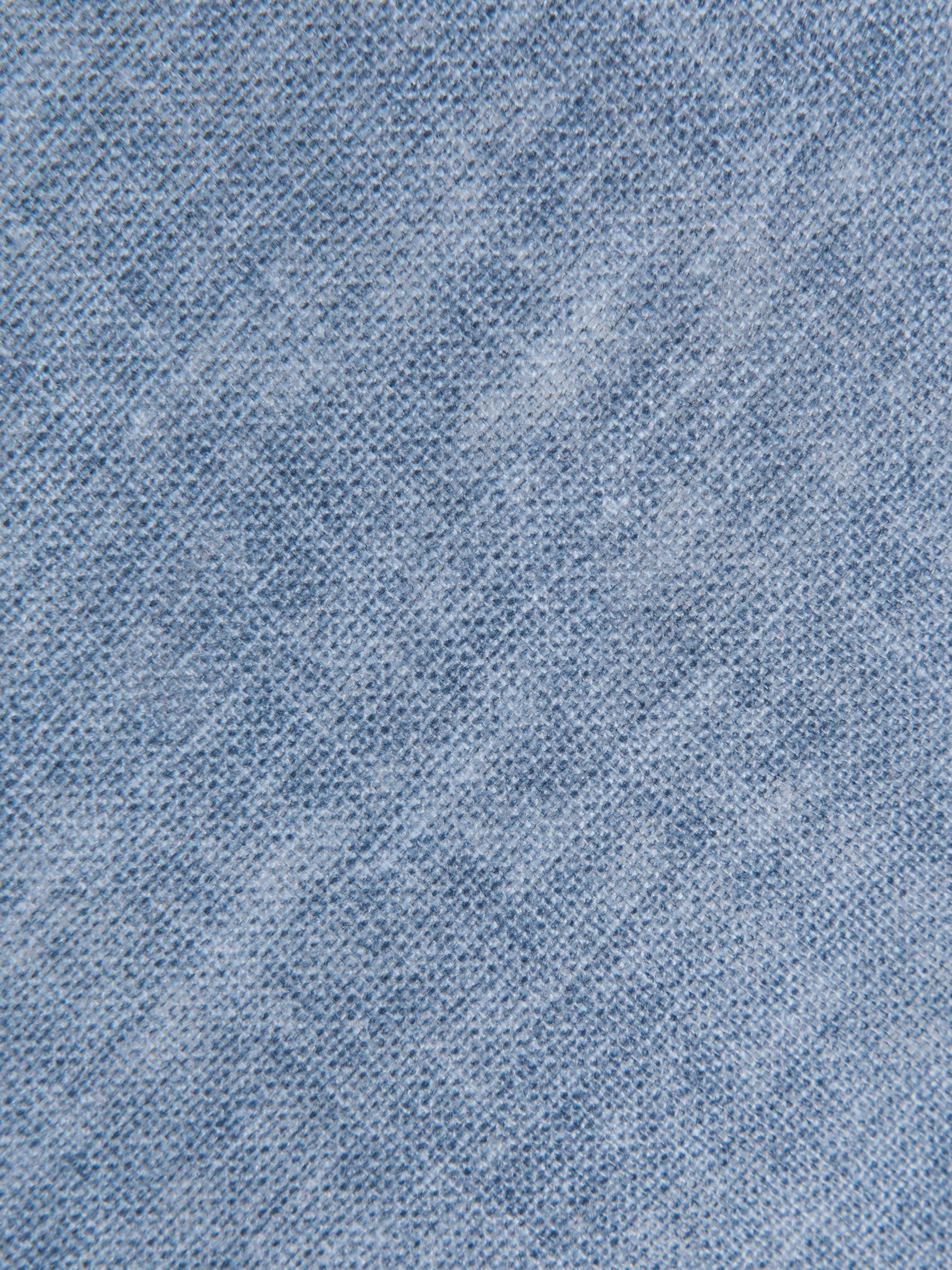 Linen Tie in Denim Melange - Image 5 of 5