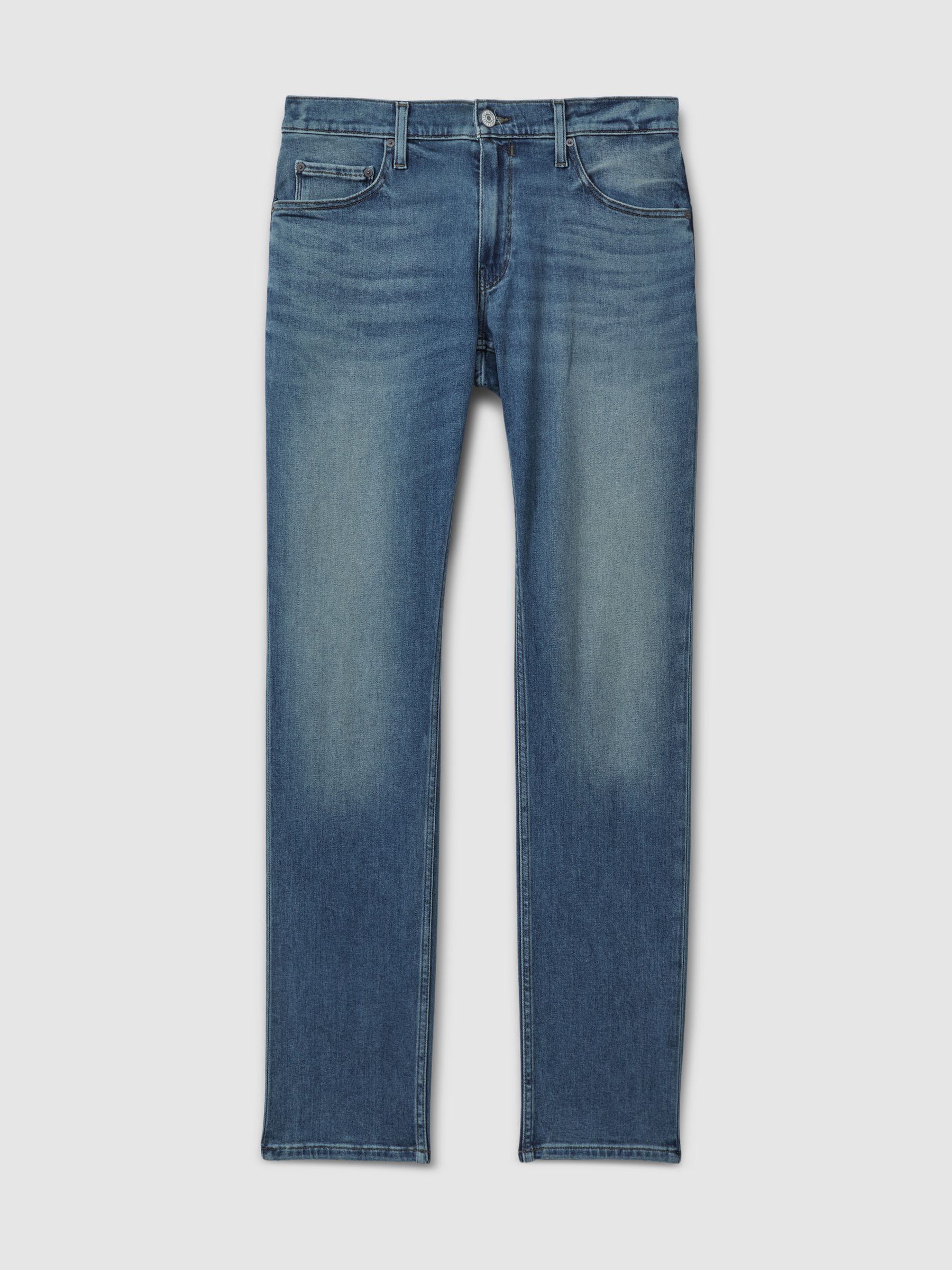 Paige Slim Fit Stretch Jeans in Hernandez Blue - Image 2 of 6