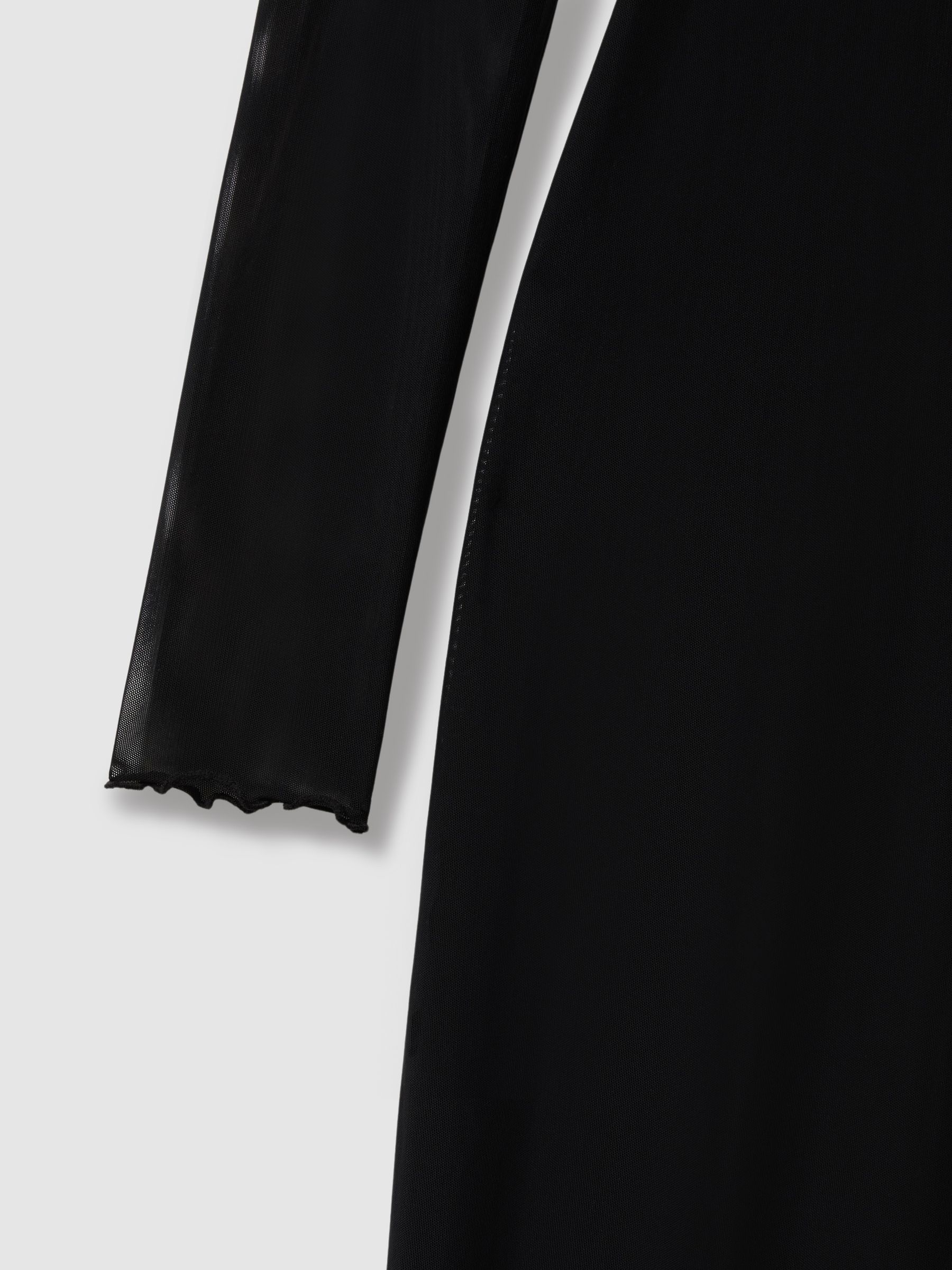 Good American Mesh Maxi Dress in Black - Image 5 of 5