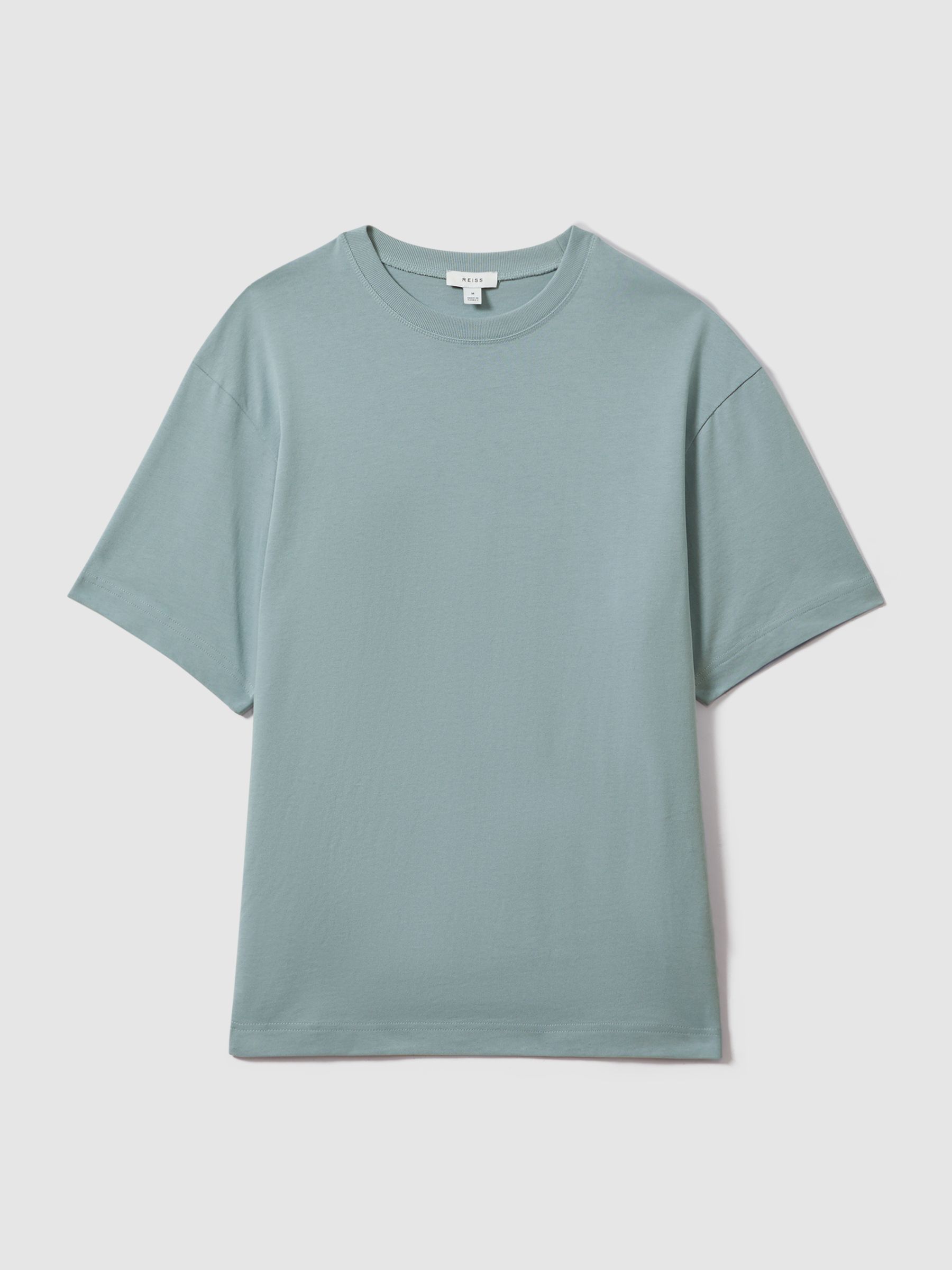 Oversized Garment Dye T-Shirt in Faded Denim - Image 2 of 6