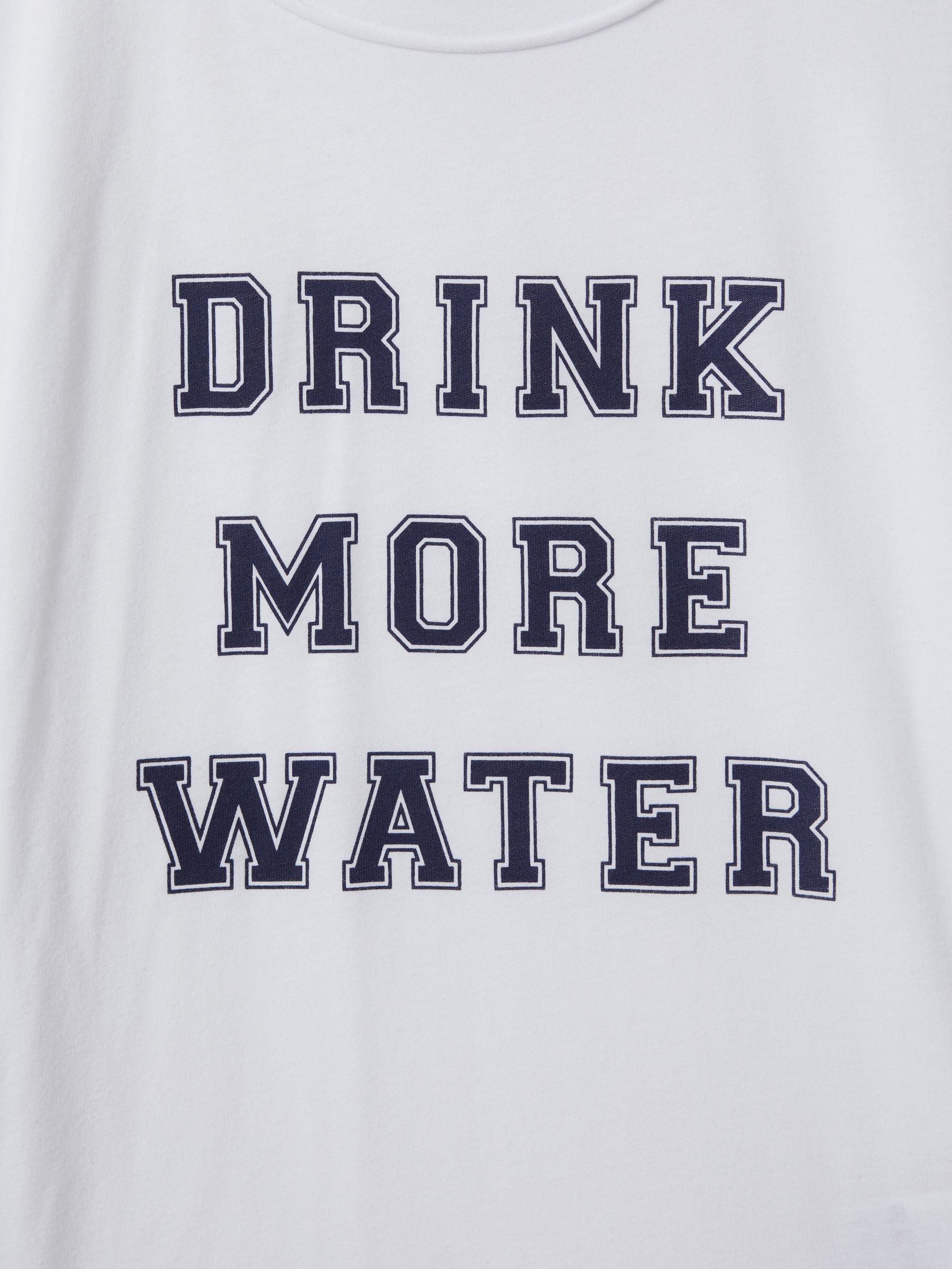 9-13 yrs Slogan Crew Neck T-Shirt in Ivory - Image 4 of 4