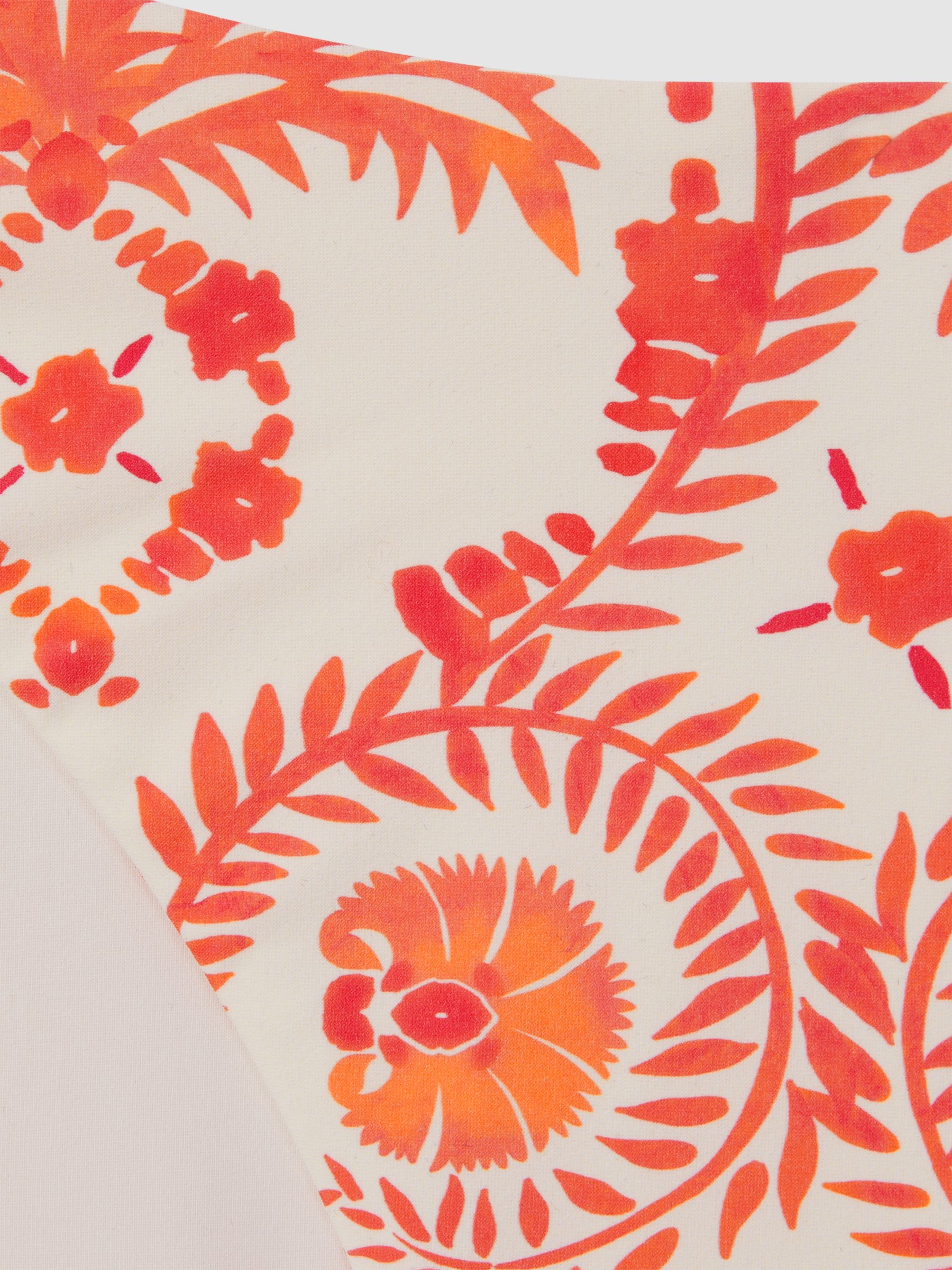 Printed Bikini Bottoms in Cream/Coral - Image 5 of 5