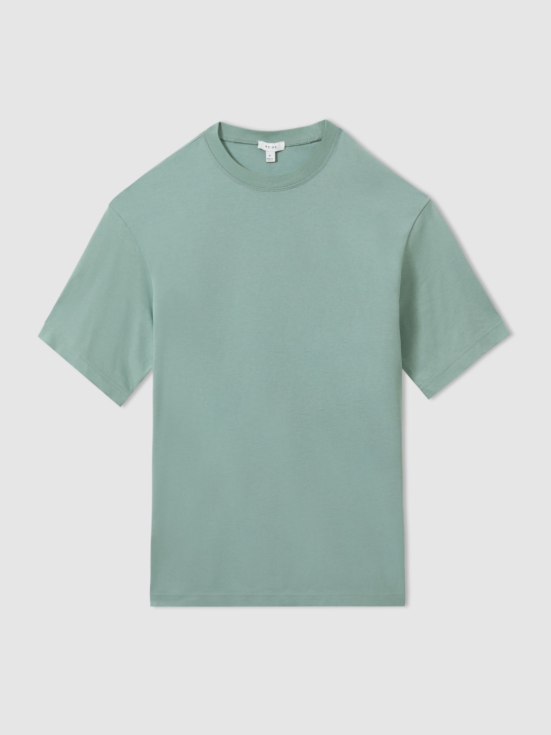 Oversized Garment Dye T-Shirt in Canton Green - Image 2 of 5