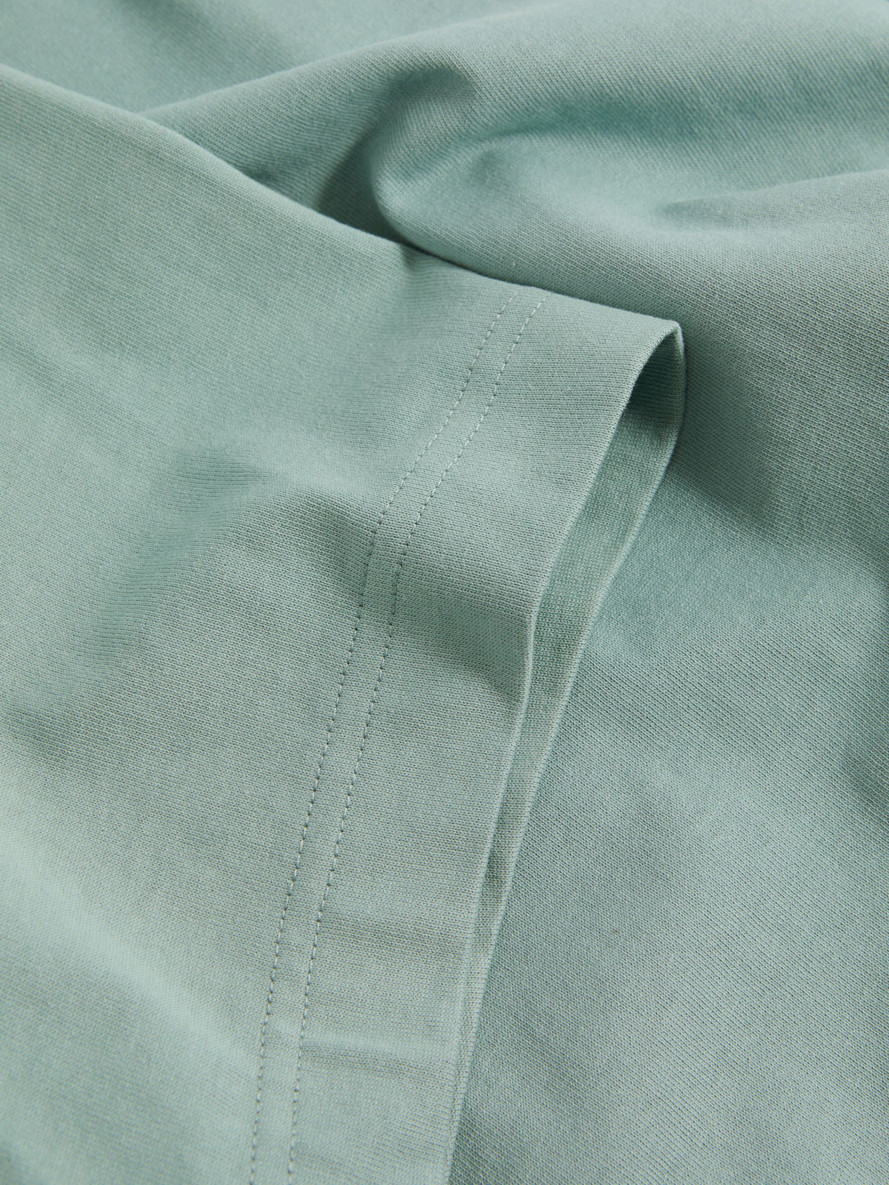 Oversized Garment Dye T-Shirt in Canton Green - Image 5 of 5