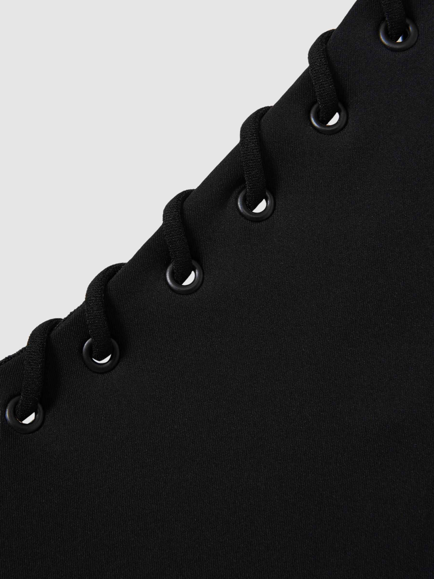Good American Whip Stitch Swimsuit in Black - Image 5 of 5