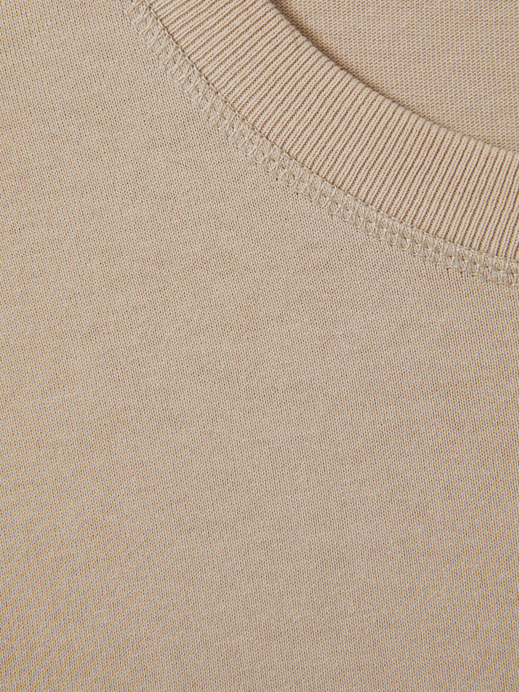 Oversized Garment Dye T-Shirt in Oatmeal - Image 5 of 5
