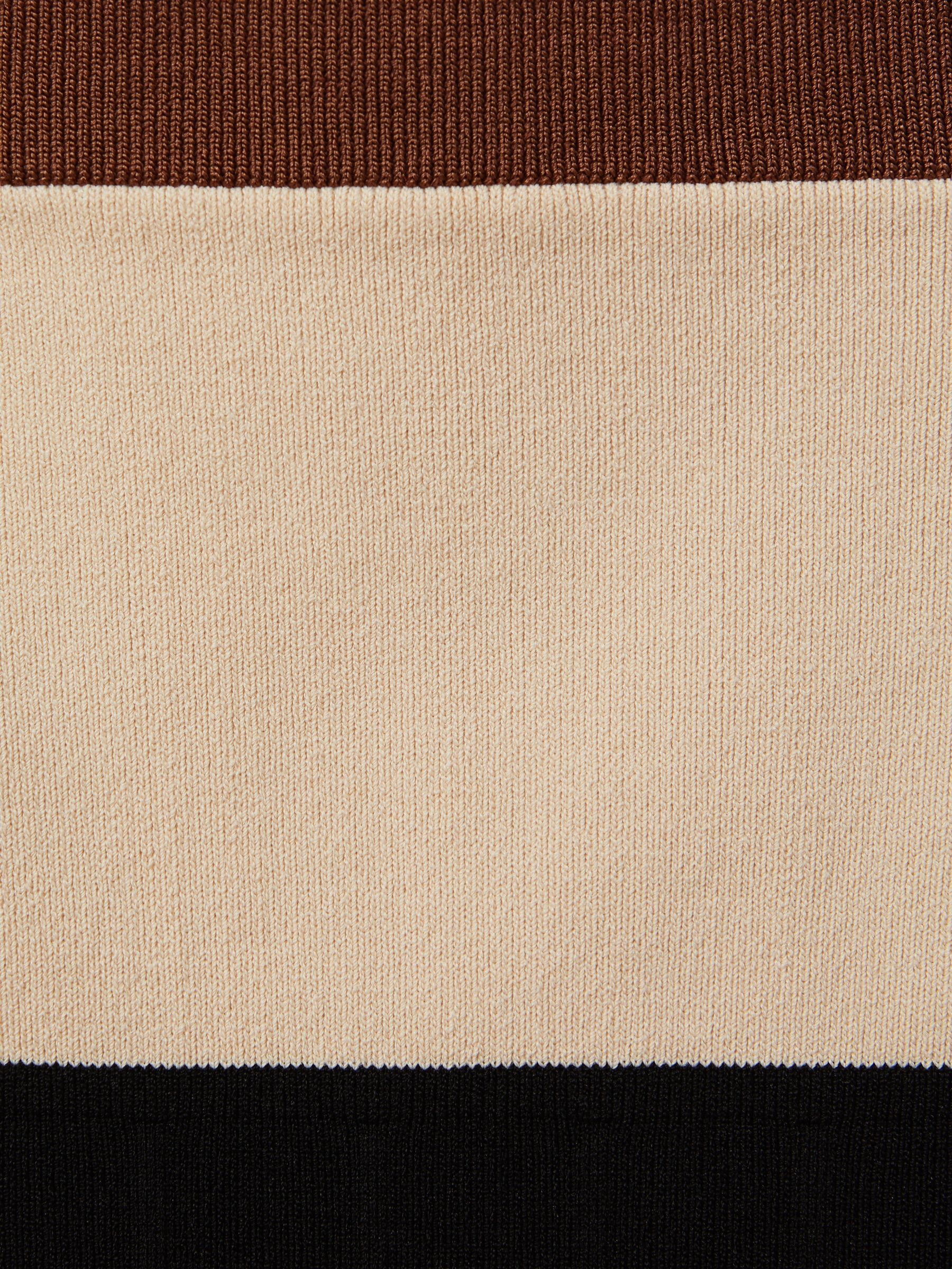 Colourblock Square Neck Vest in Nude/Black - Image 5 of 5