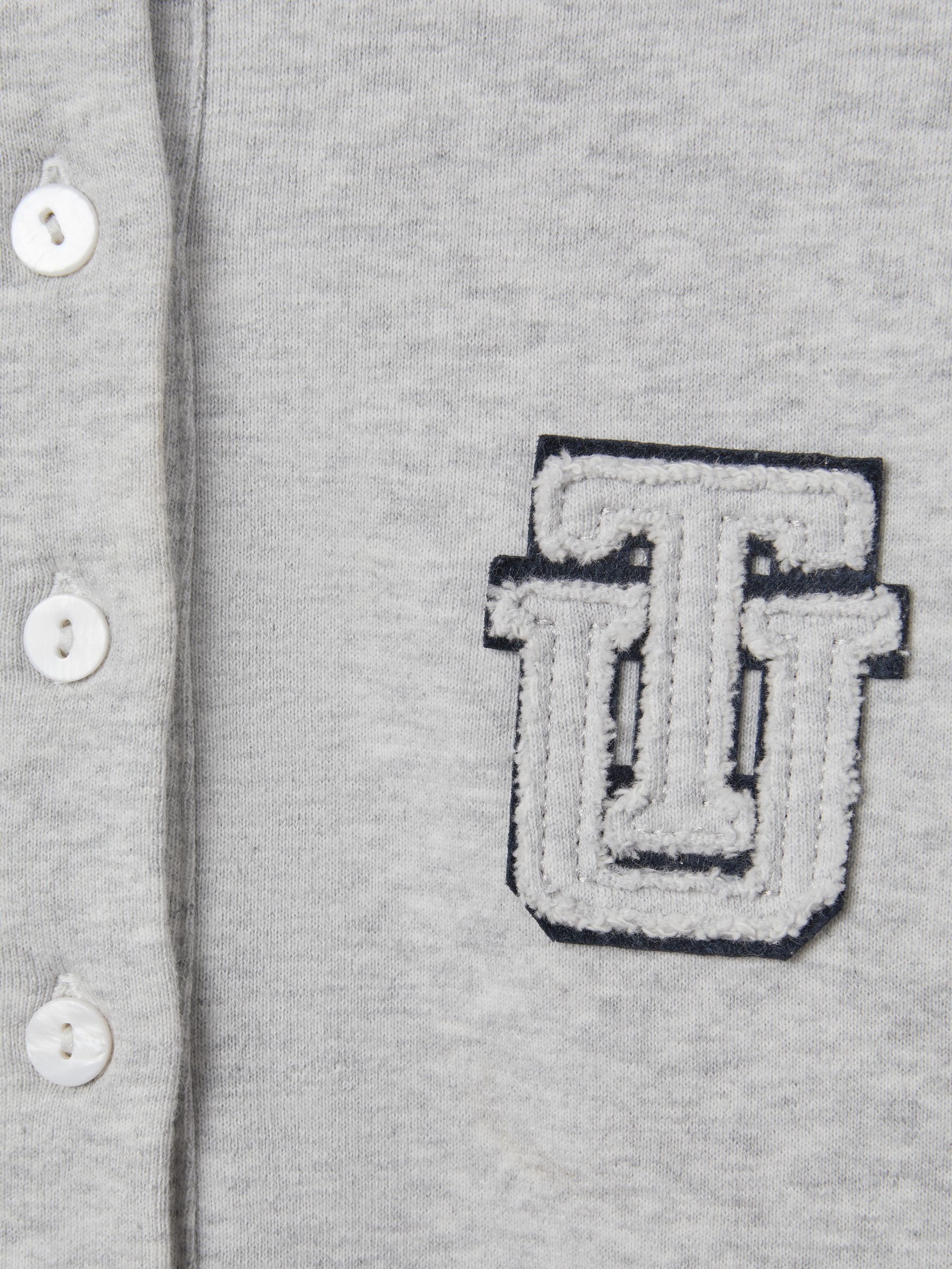 The Upside Cotton Polo Shirt in Grey - Image 6 of 6