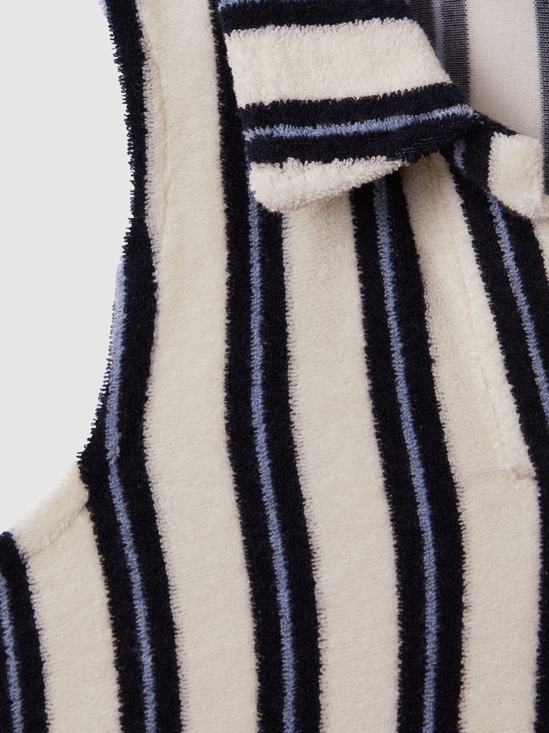 4-9 yrs Towelling Open Collar Dress in Ivory Print - Image 4 of 4