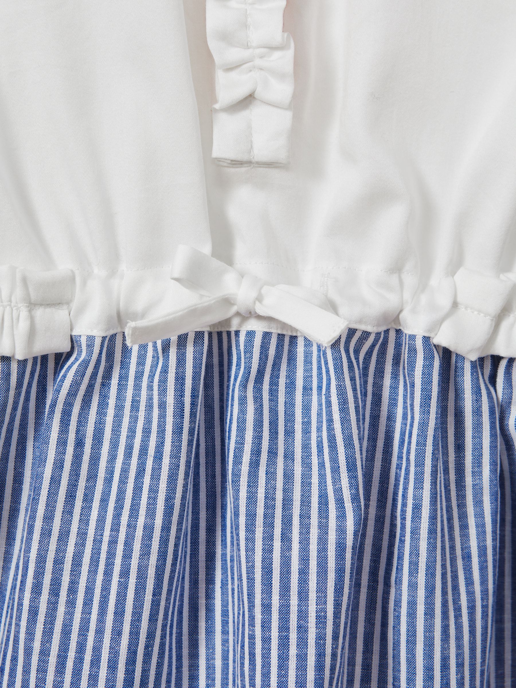 4-9 yrs Cotton Shirt Dress in Ivory - Image 5 of 5