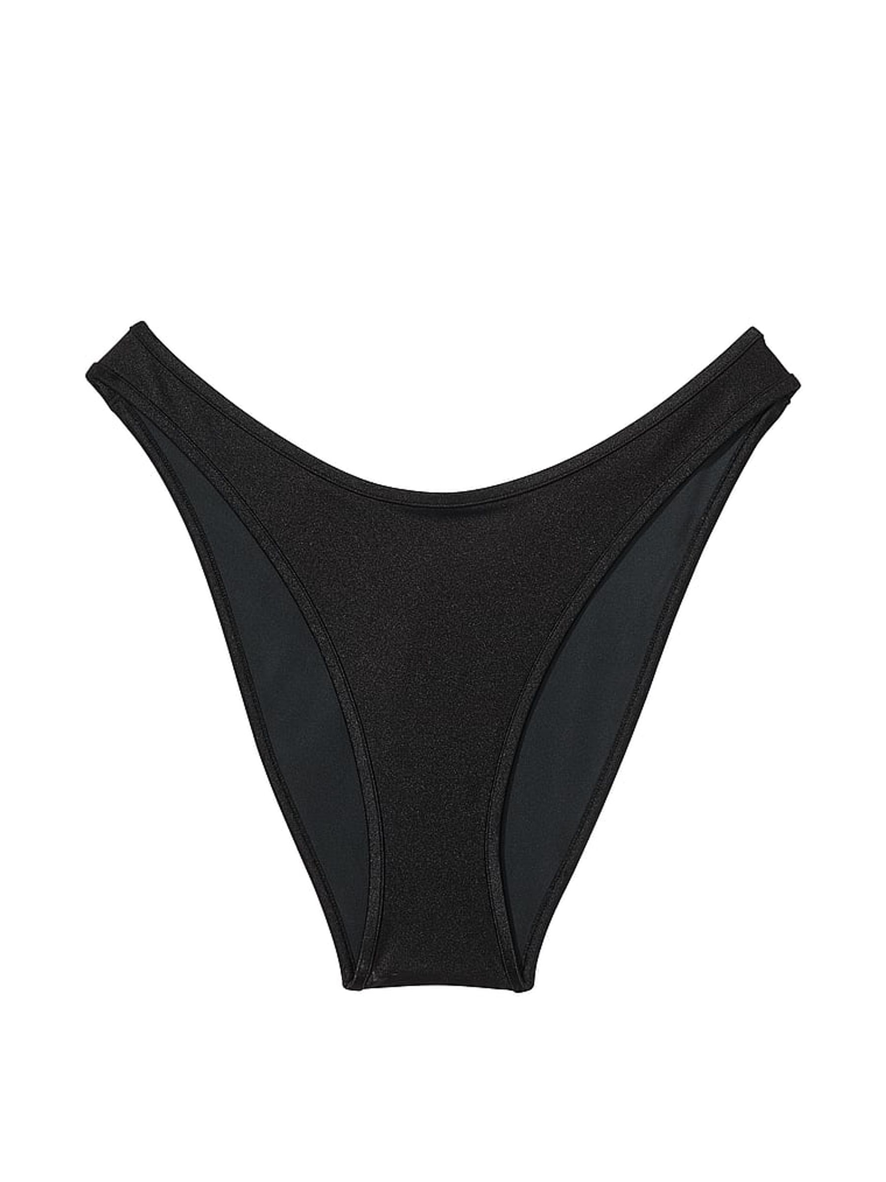 Black Shine Frankies Bikinis Golden Hour Bikini Bottom - Image 3 of 3