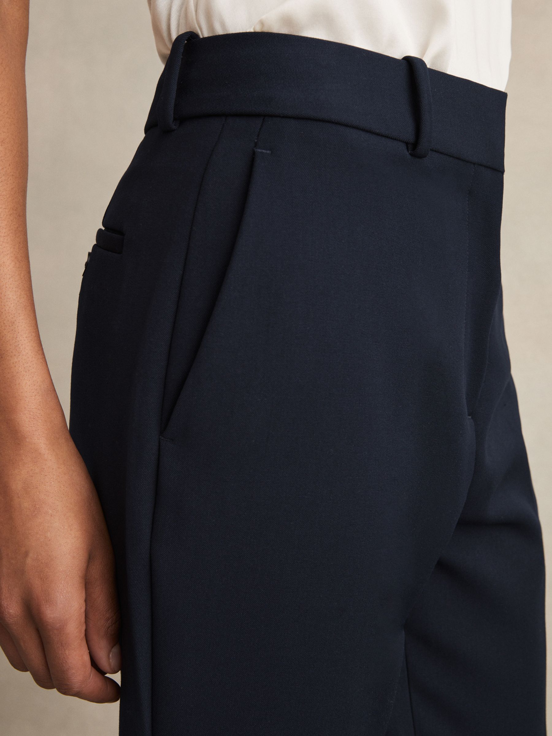 Petite Slim Fit Suit Trousers in Navy - Image 5 of 7