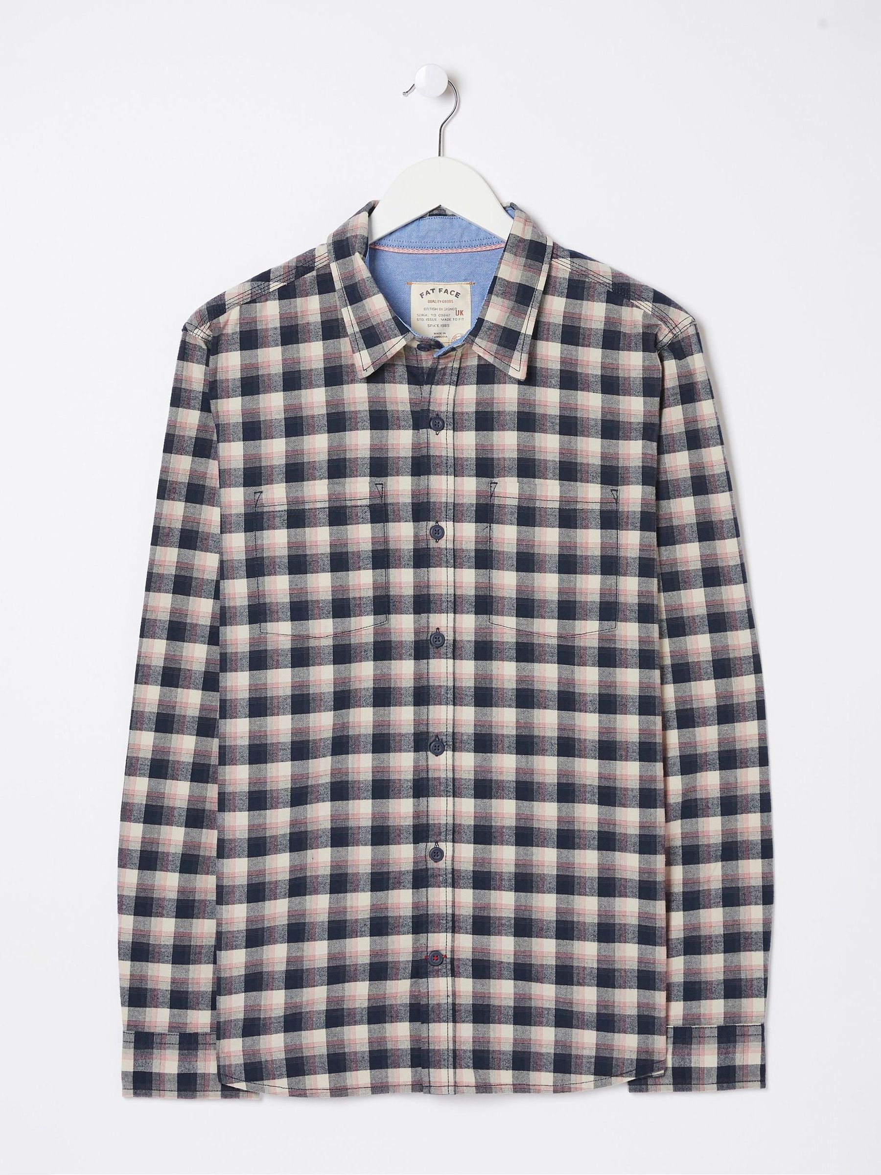 Blue Benton Check Shirt - Image 4 of 4