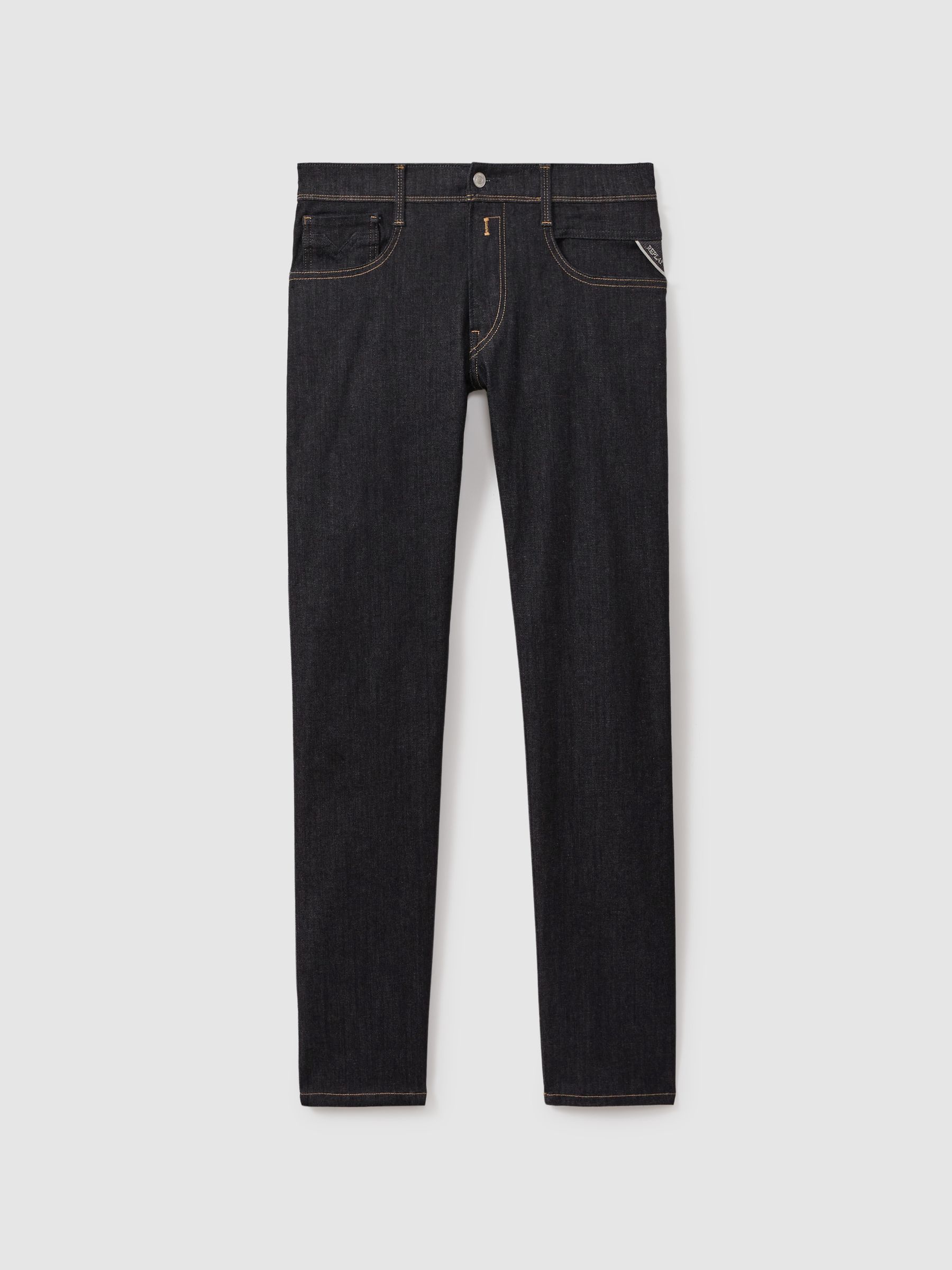 Replay Slim Fit Jeans in Dark Blue - Image 2 of 6