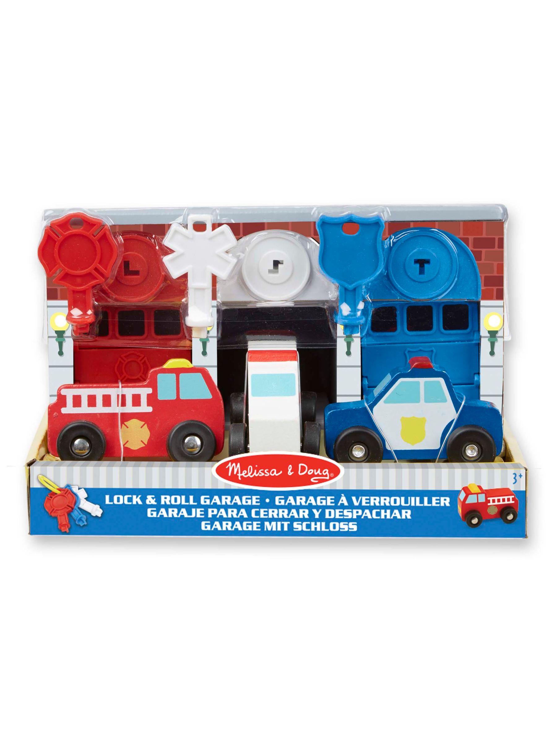 Melissa & Doug Natural Keys & Cars Rescue Garage - Image 3 of 9