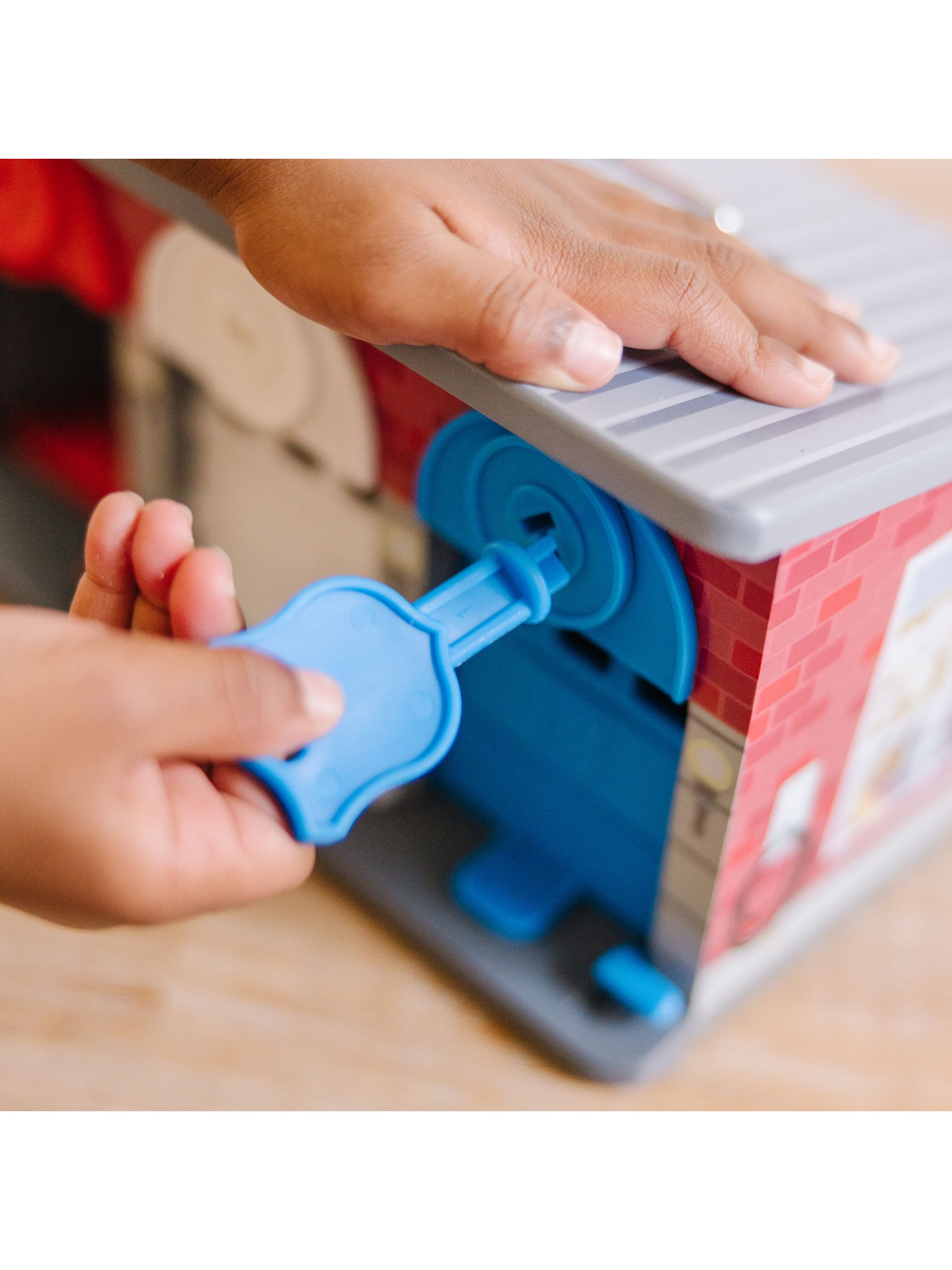 Melissa & Doug Natural Keys & Cars Rescue Garage - Image 6 of 9