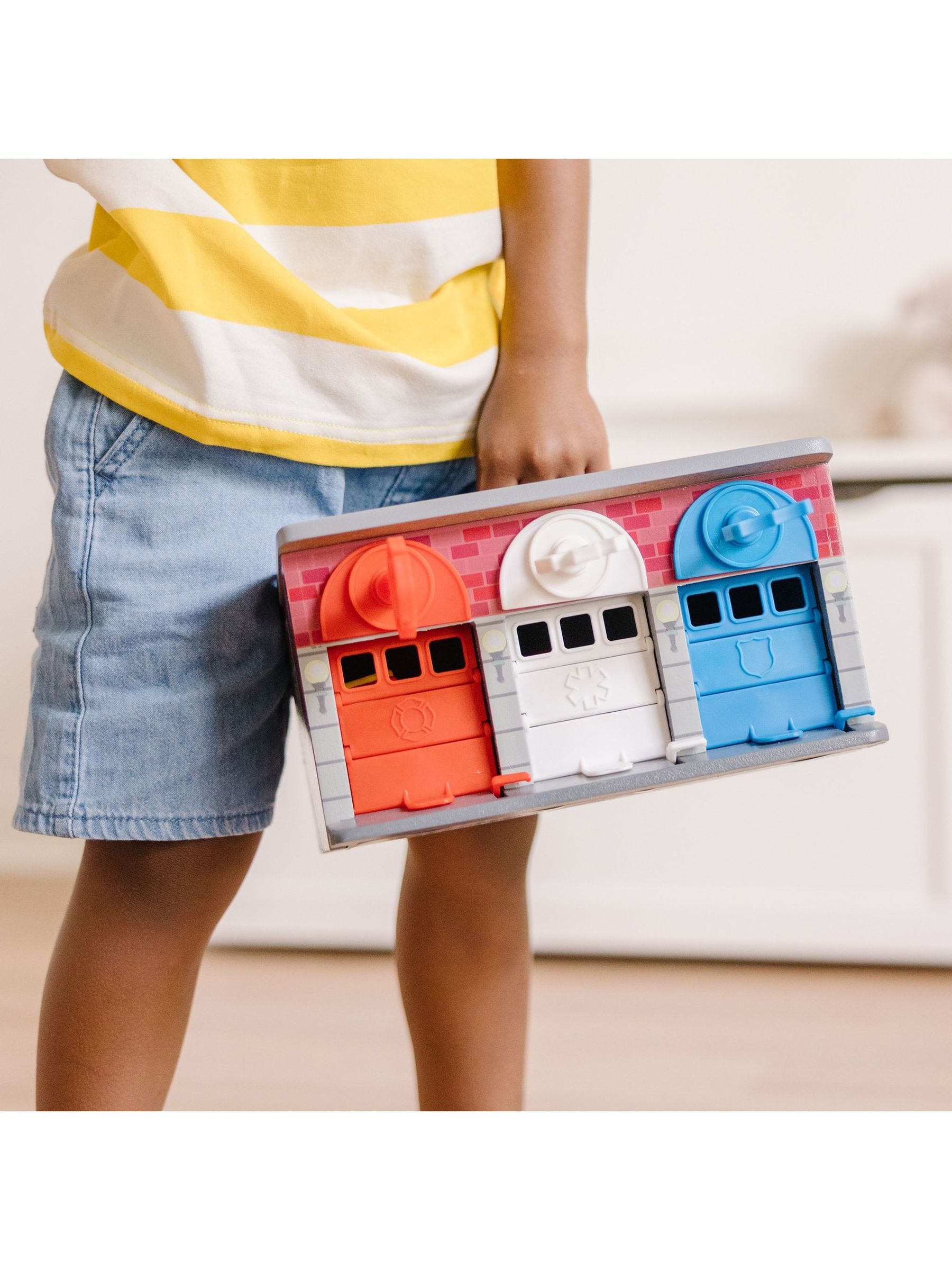 Melissa & Doug Natural Keys & Cars Rescue Garage - Image 7 of 9