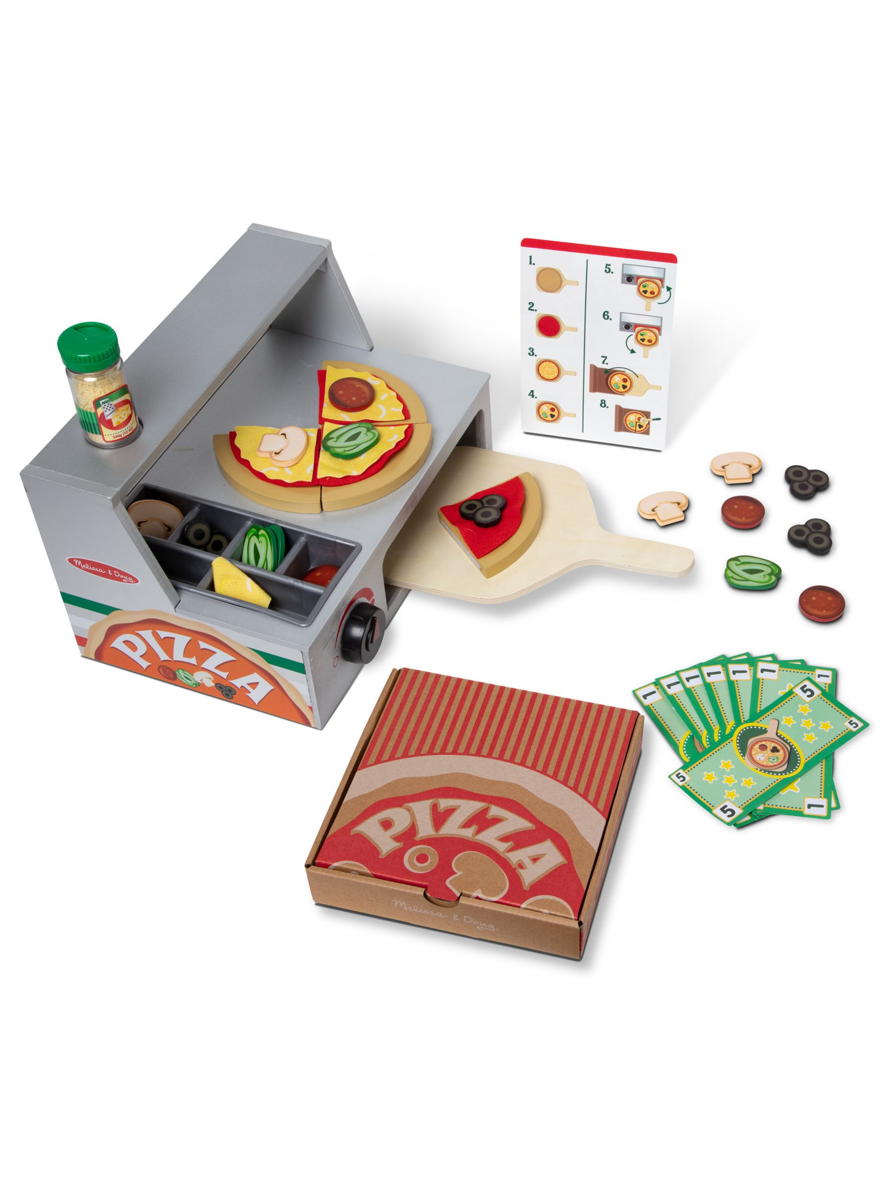 Melissa & Doug Natural Top And Bake Pizza Counter - Image 1 of 9