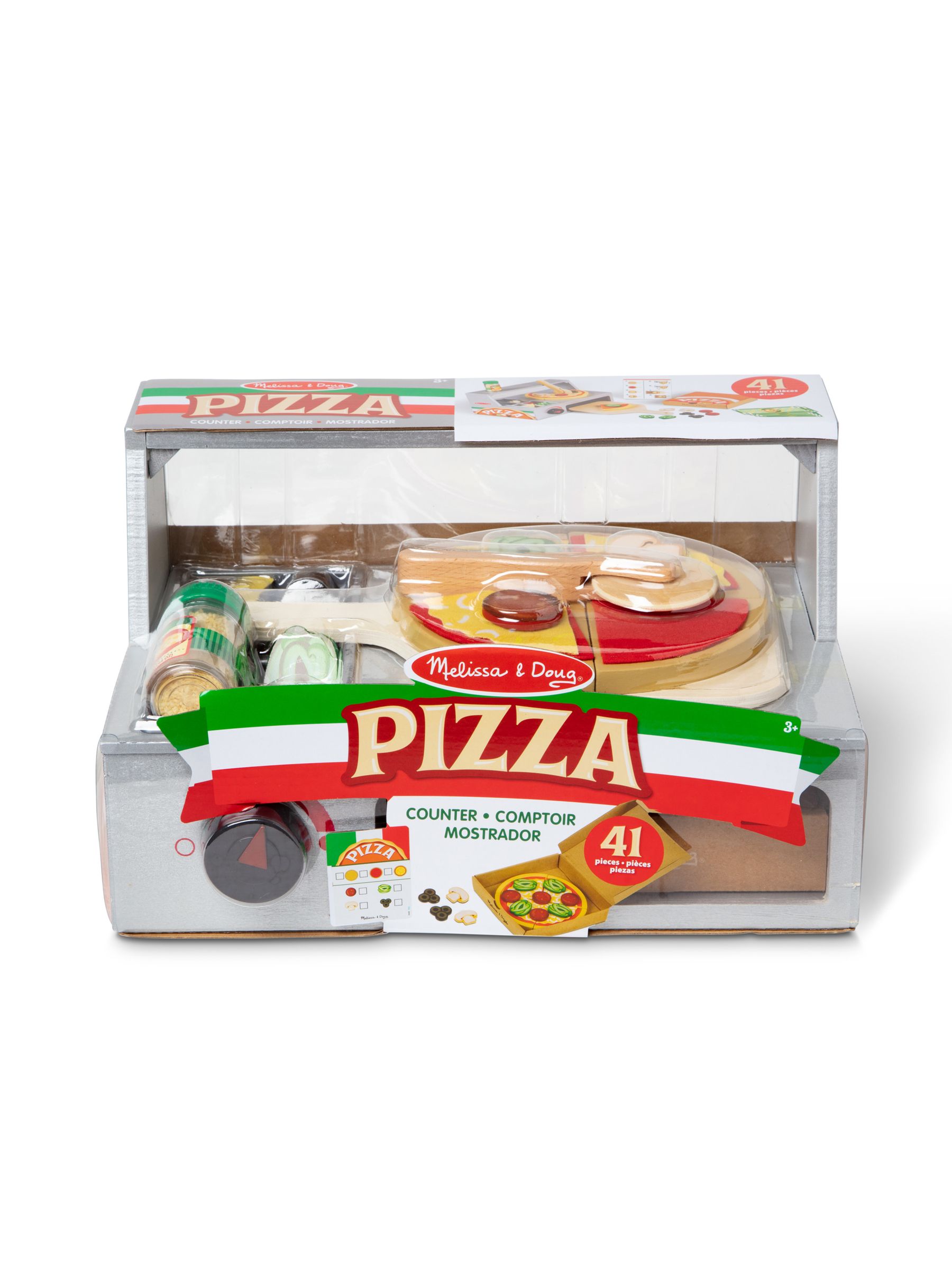 Melissa & Doug Natural Top And Bake Pizza Counter - Image 3 of 9
