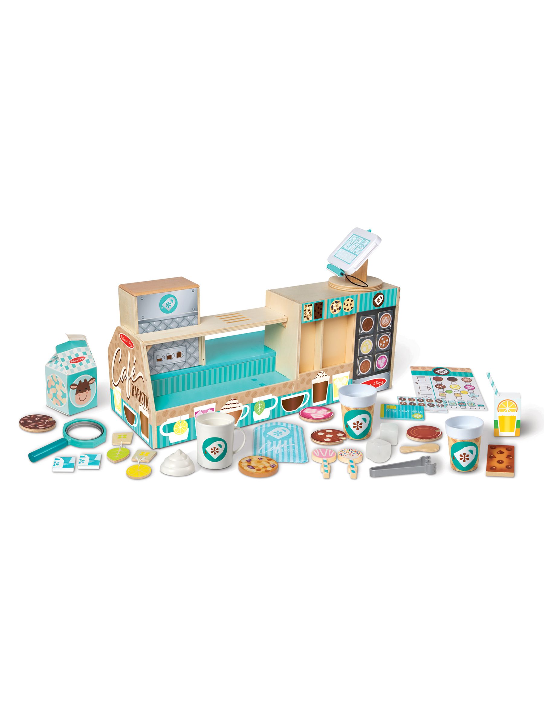 Melissa & Doug Natural Cafe Barista Coffee Shop - Image 4 of 9