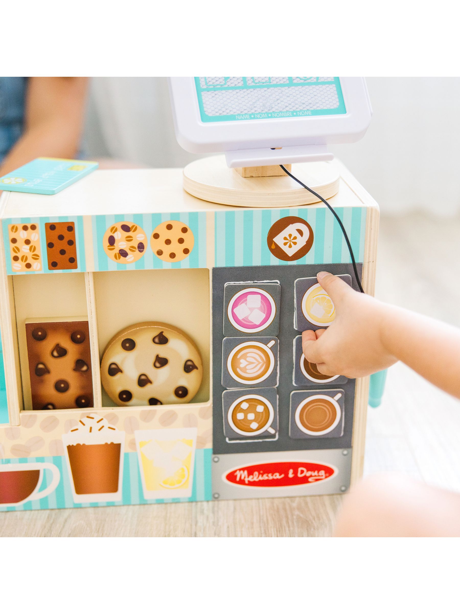 Melissa & Doug Natural Cafe Barista Coffee Shop - Image 6 of 9