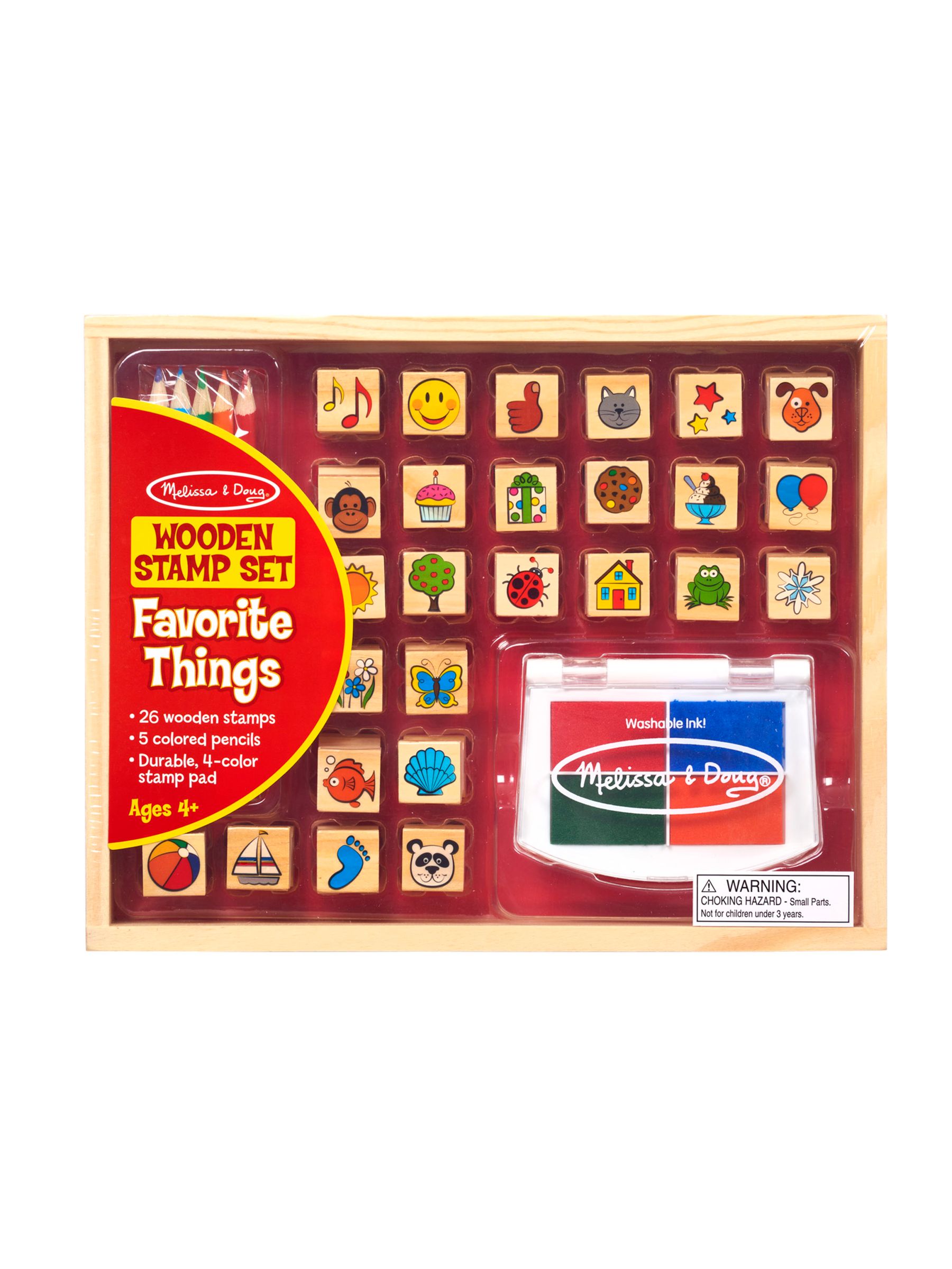 Melissa & Doug Natural Favourite Things Stamp Set - Image 3 of 9