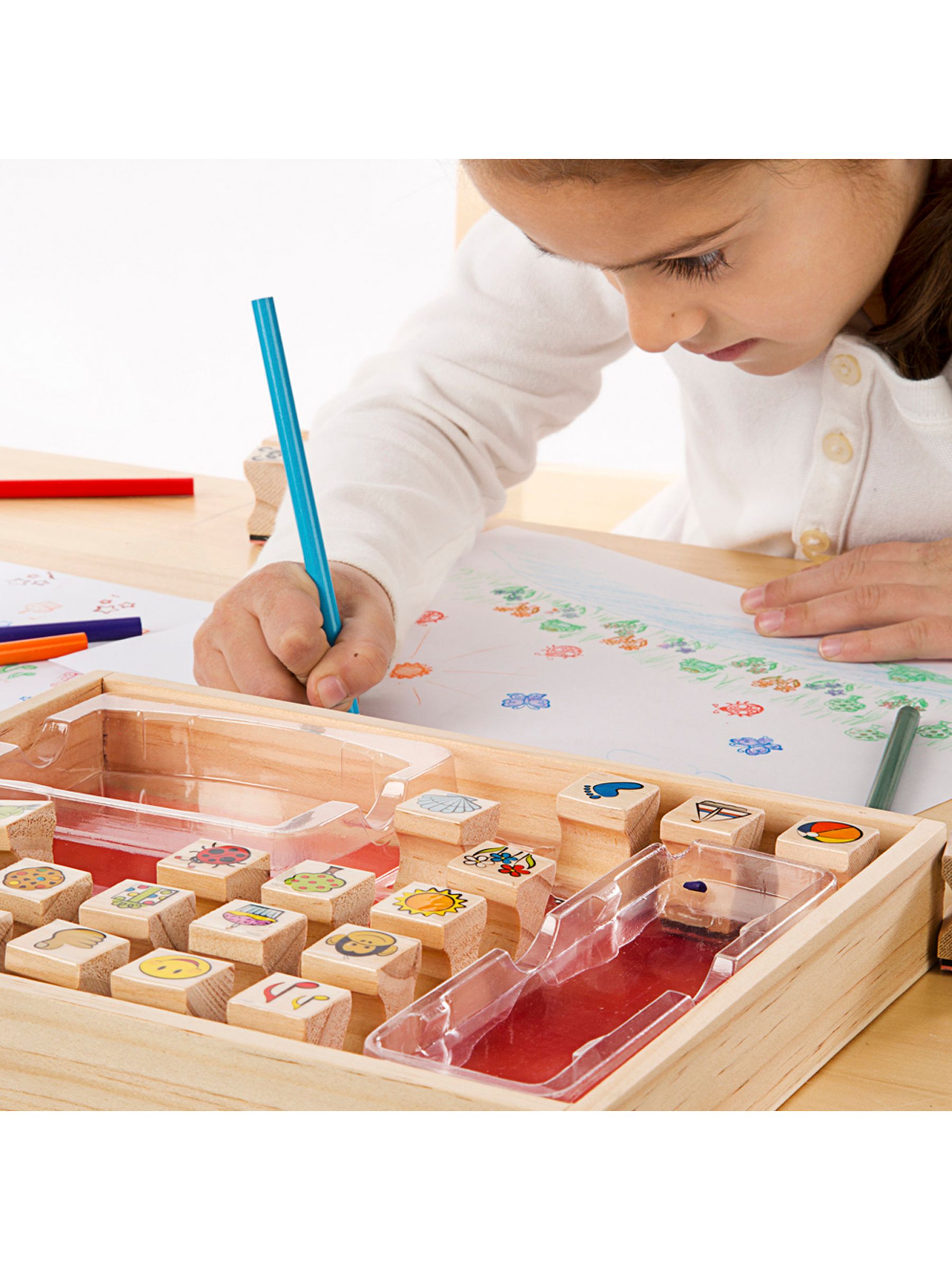 Melissa & Doug Natural Favourite Things Stamp Set - Image 6 of 9