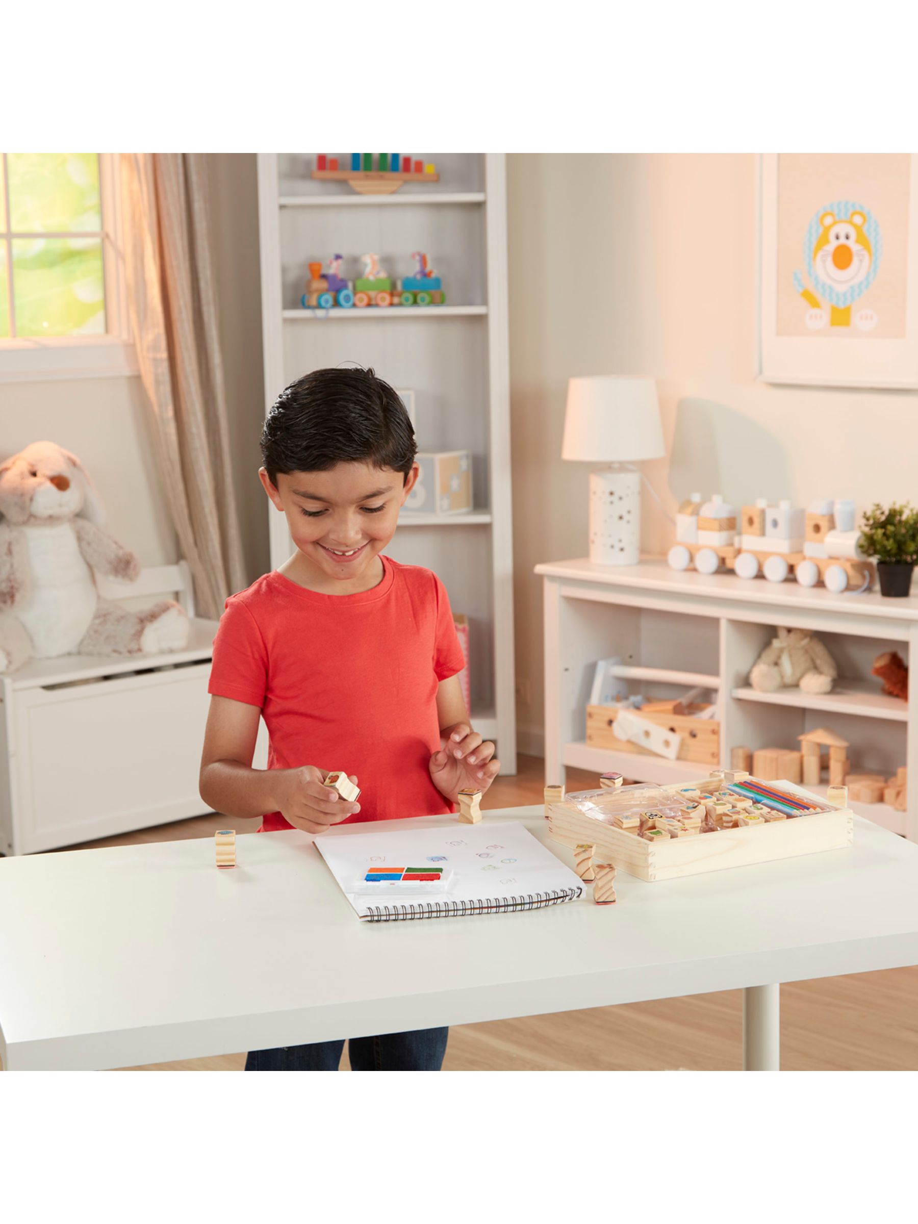 Melissa & Doug Natural Favourite Things Stamp Set - Image 7 of 9