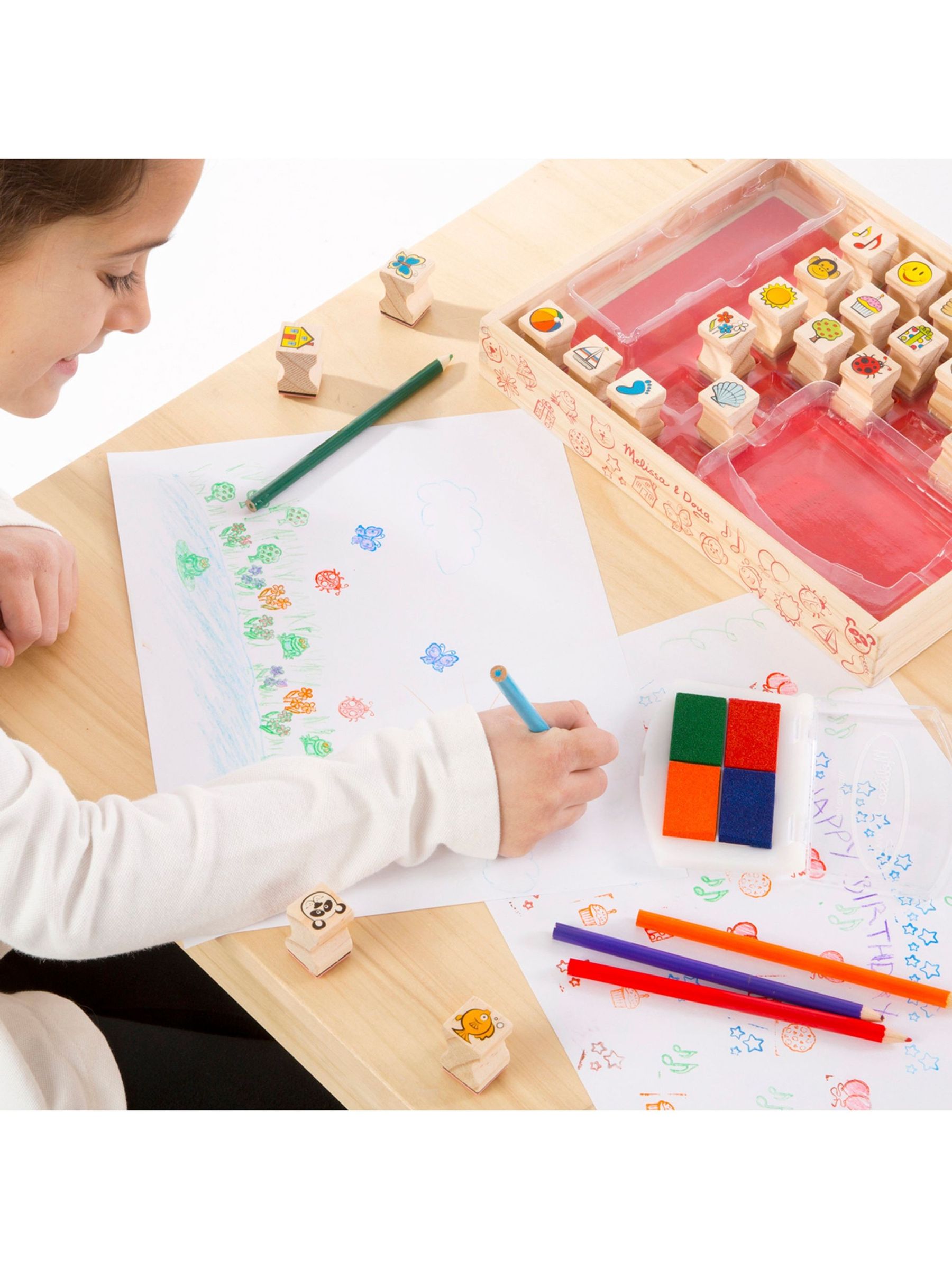 Melissa & Doug Natural Favourite Things Stamp Set - Image 8 of 9