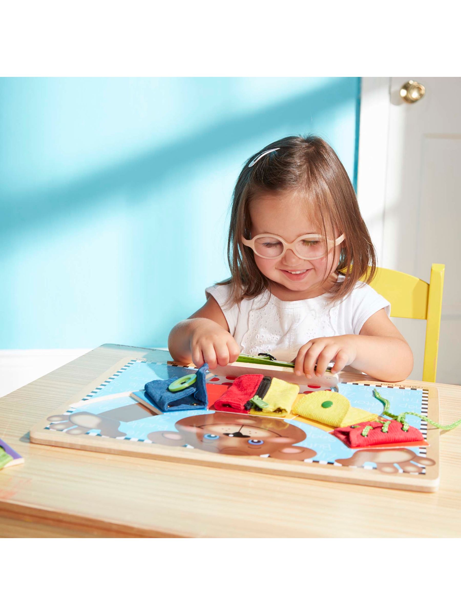 Melissa & Doug Natural Basic Skills Board - Image 2 of 9