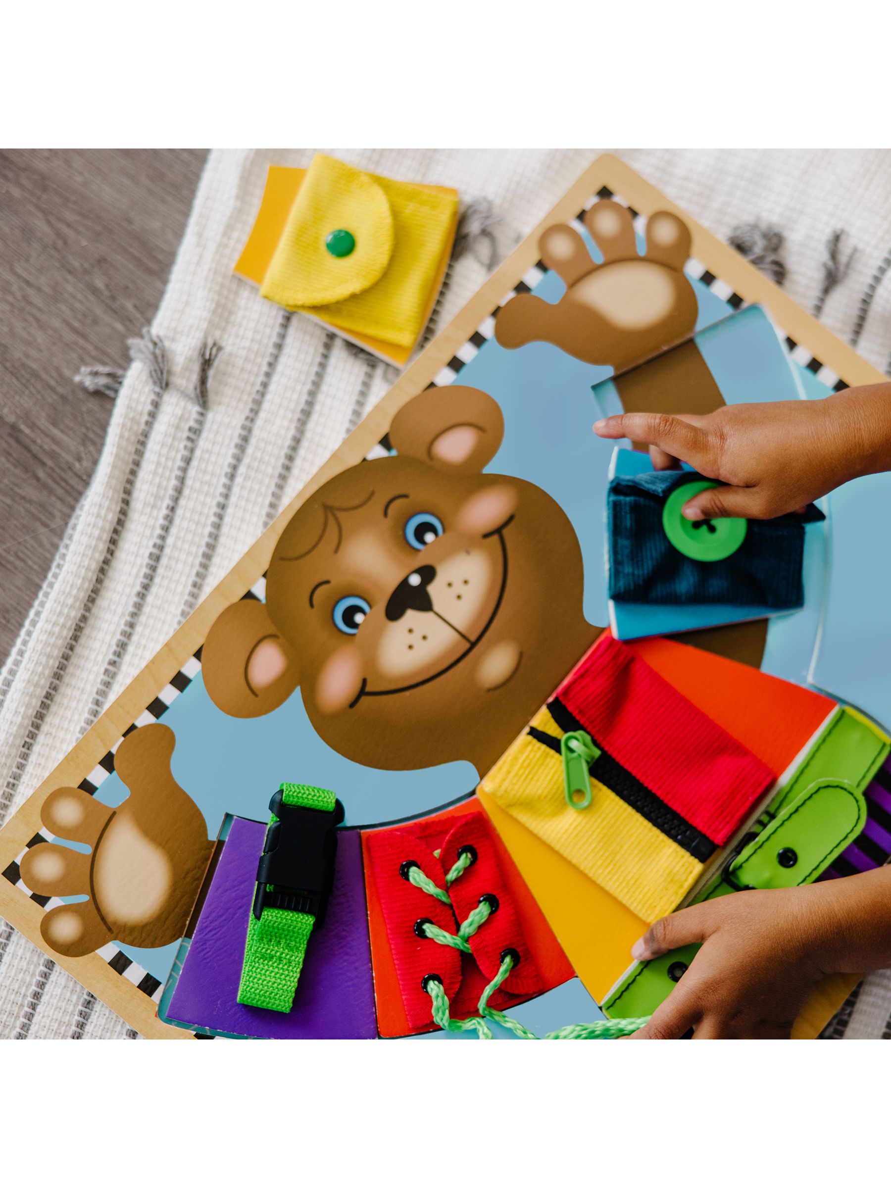 Melissa & Doug Natural Basic Skills Board - Image 6 of 9