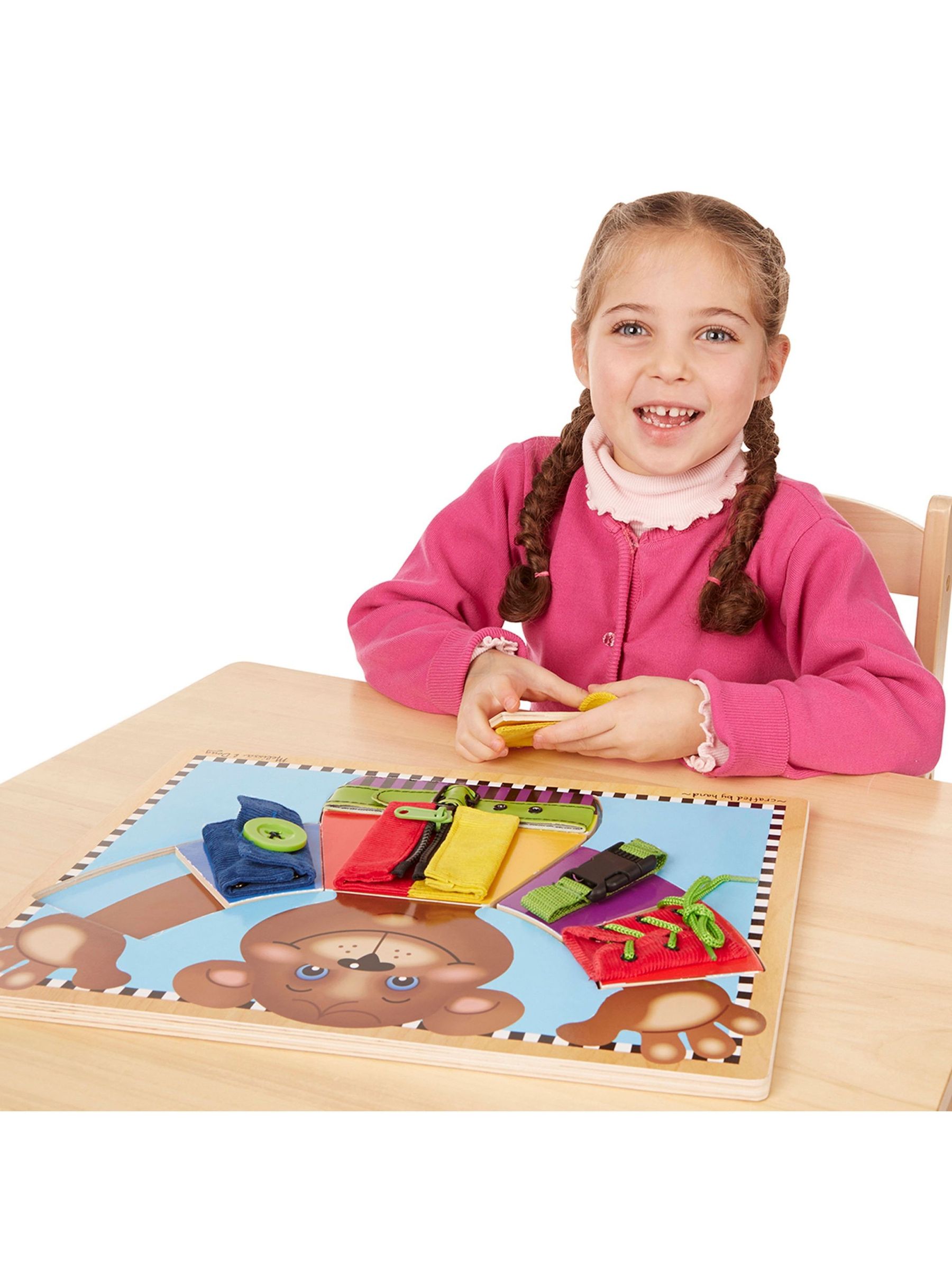Melissa & Doug Natural Basic Skills Board - Image 8 of 9