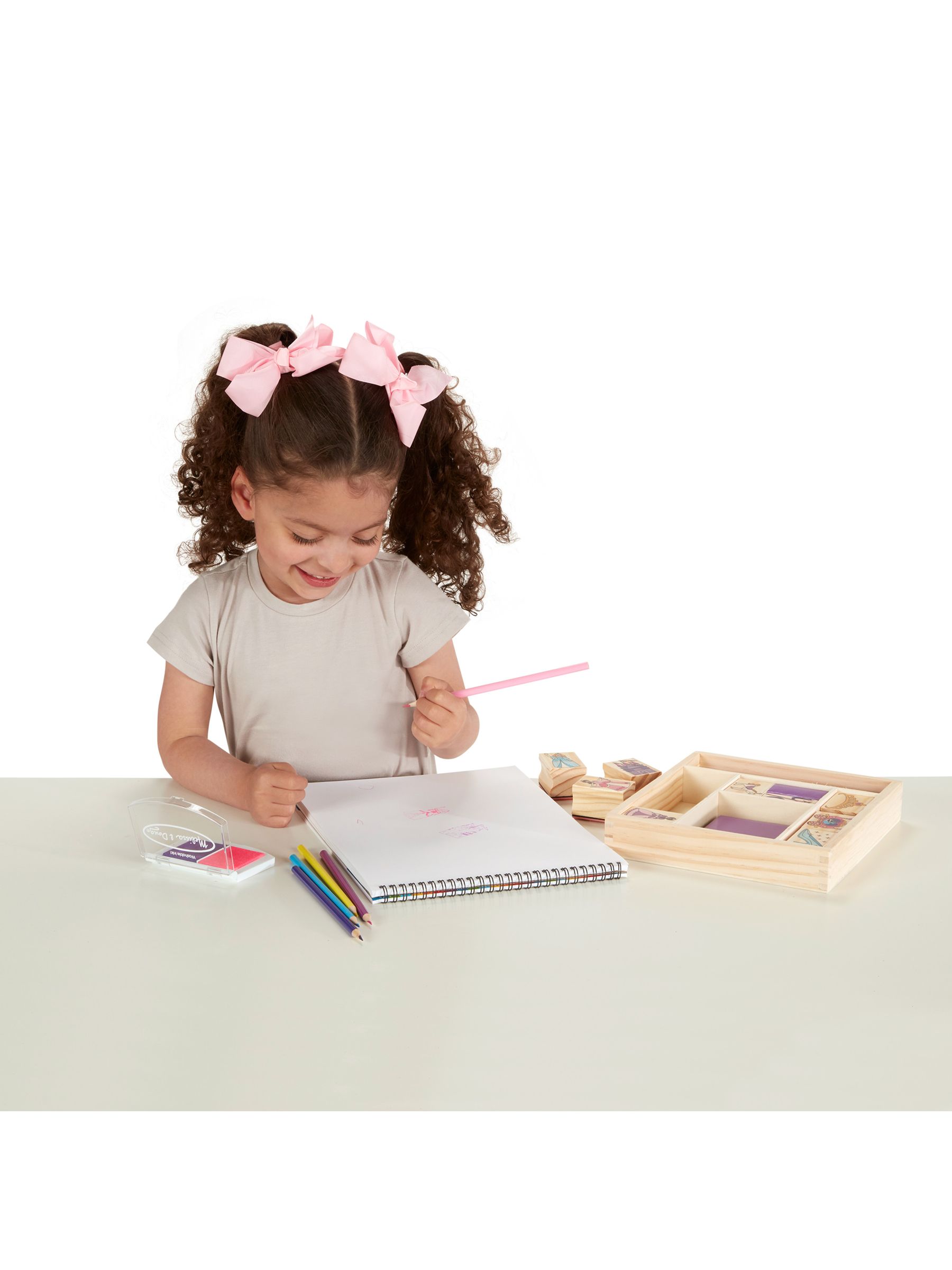 Melissa & Doug Natural Princess Stamp Set - Image 3 of 5