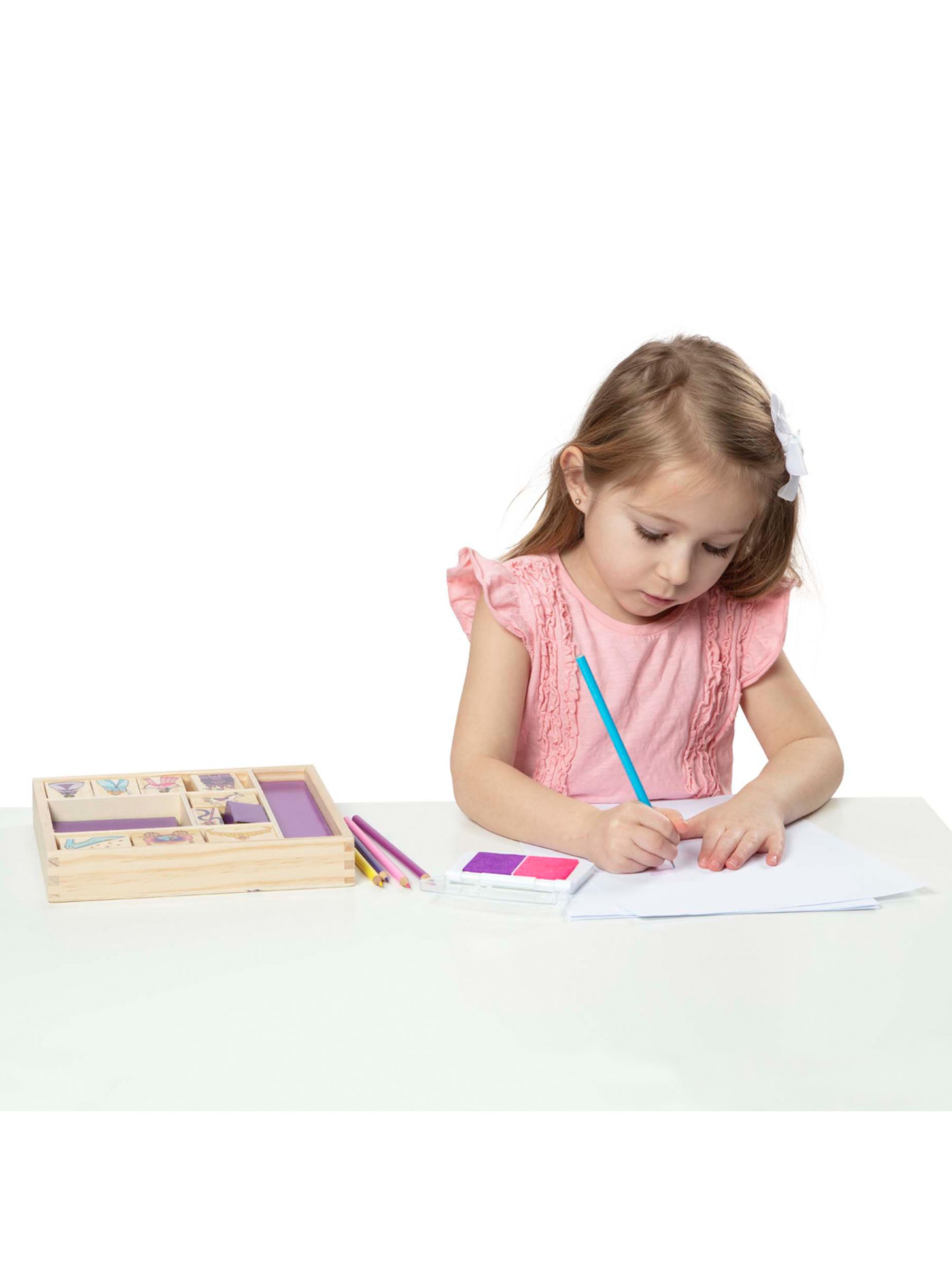 Melissa & Doug Natural Princess Stamp Set - Image 5 of 5