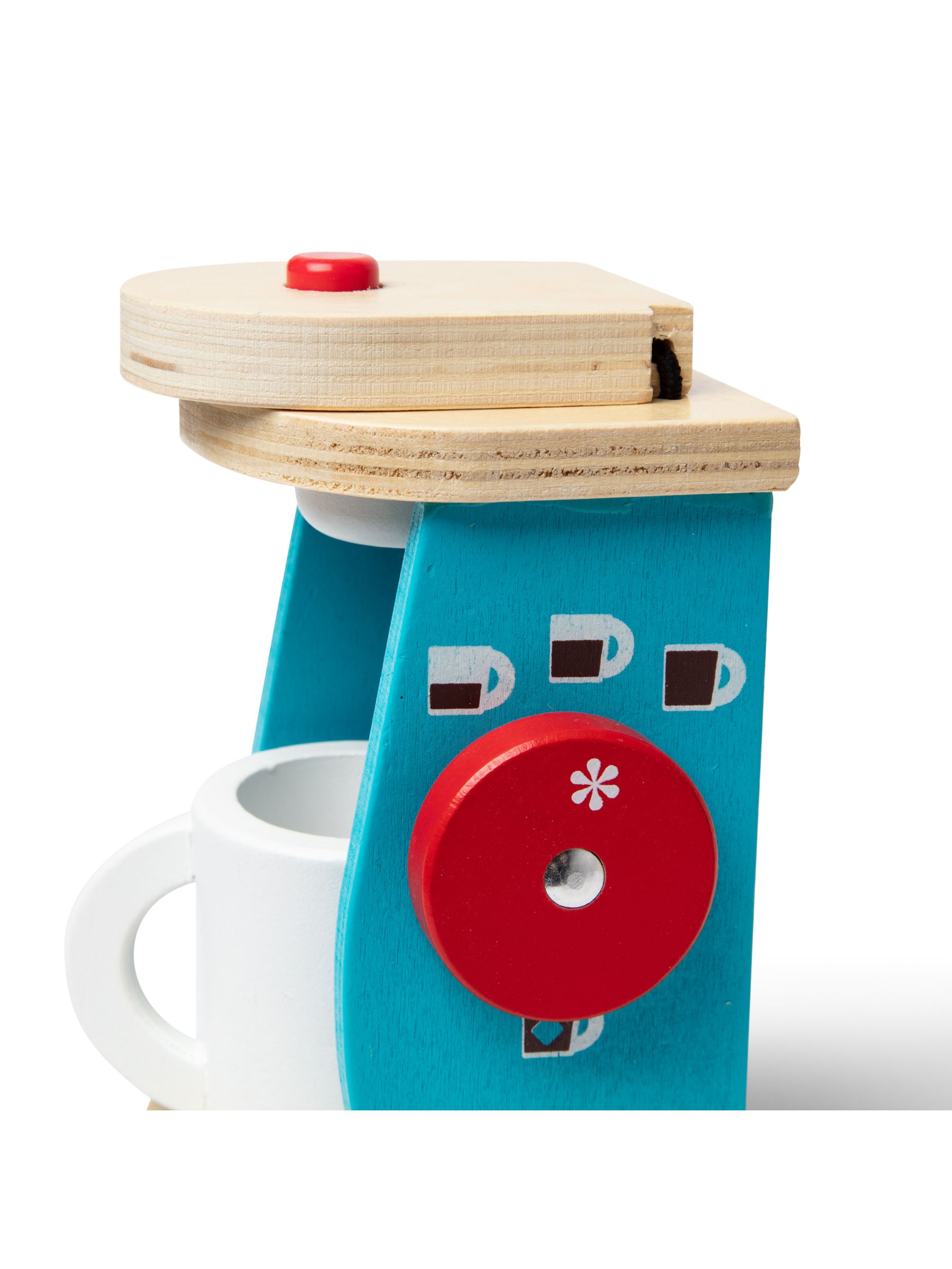 Melissa & Doug Natural Wooden Brew And Serve Coffee Set - Image 4 of 9