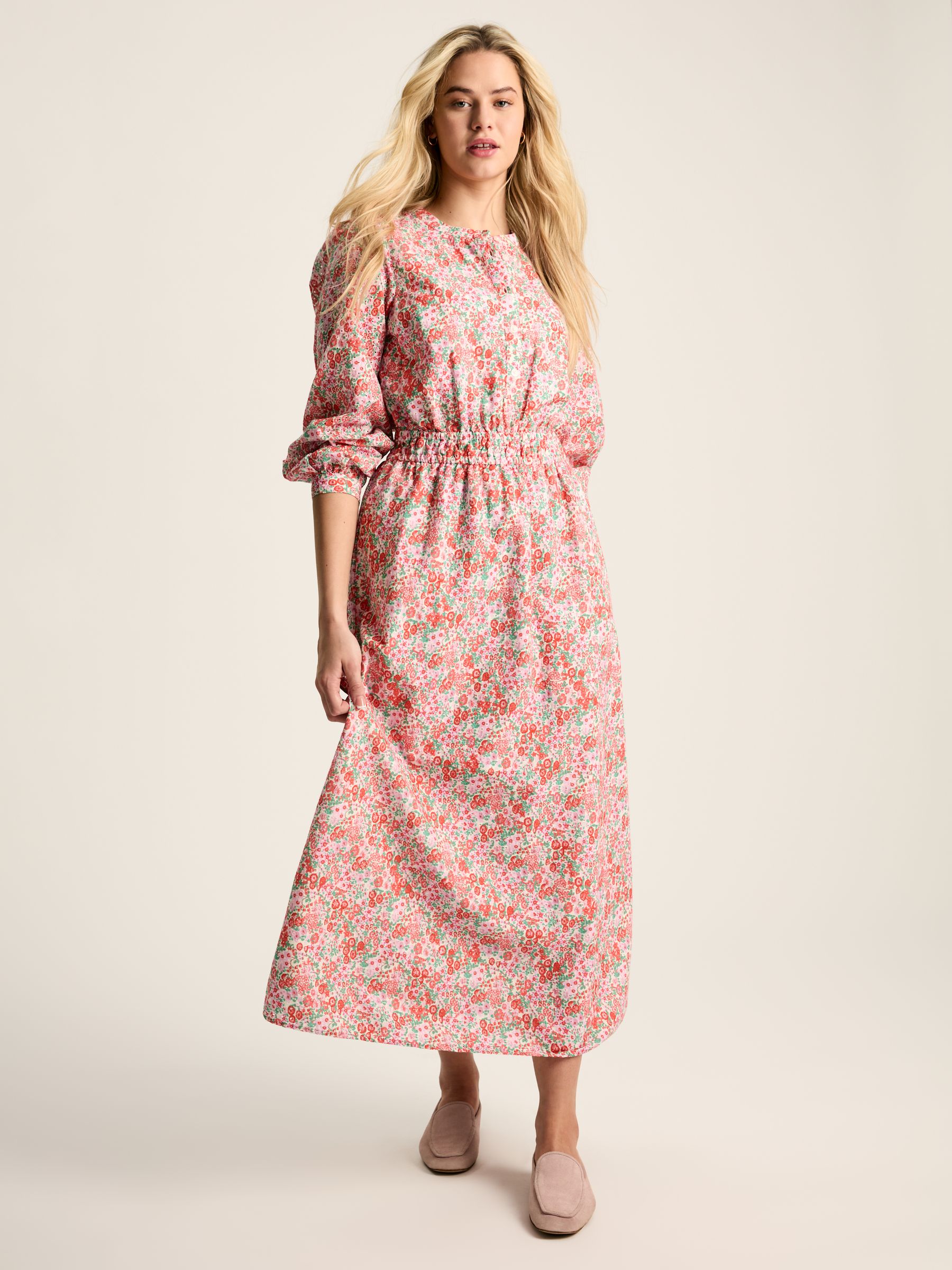 strapless open back dress Lynne Mini Dress - Pink Broderie