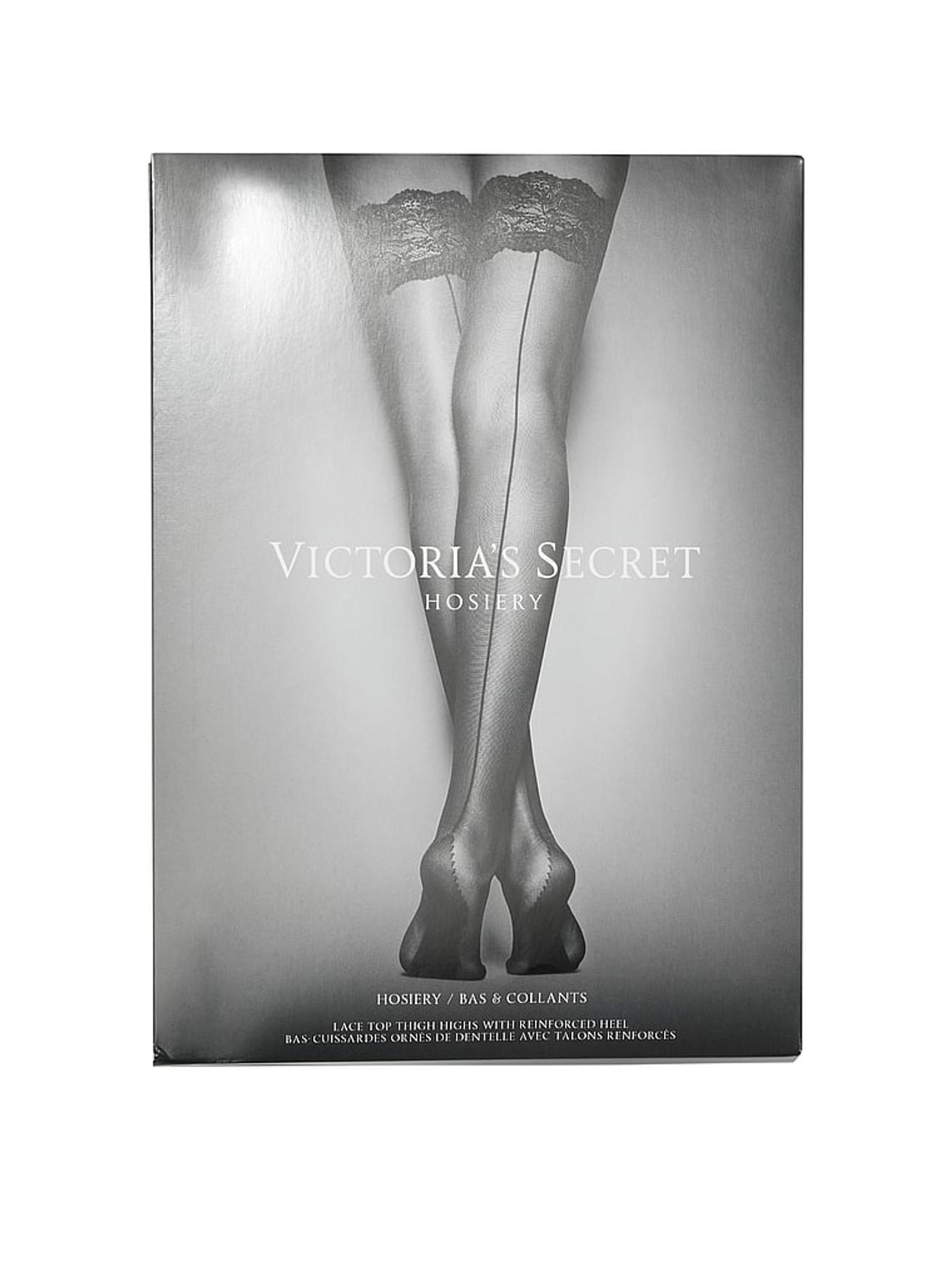 Black Lace Logo Stockings - Image 5 of 5