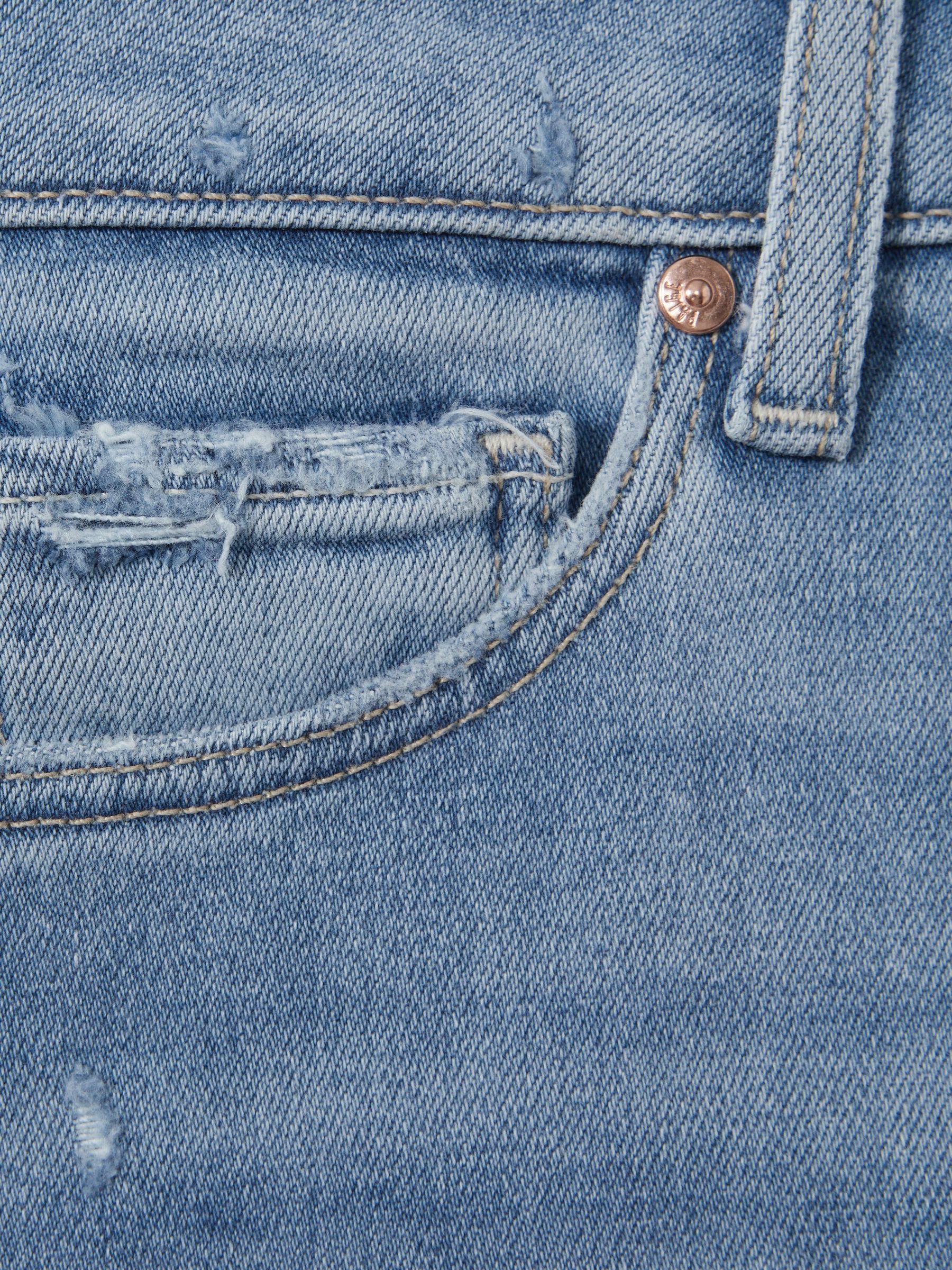 Paige Anessa Flared Cropped Jeans in Helena Blue - Image 5 of 5