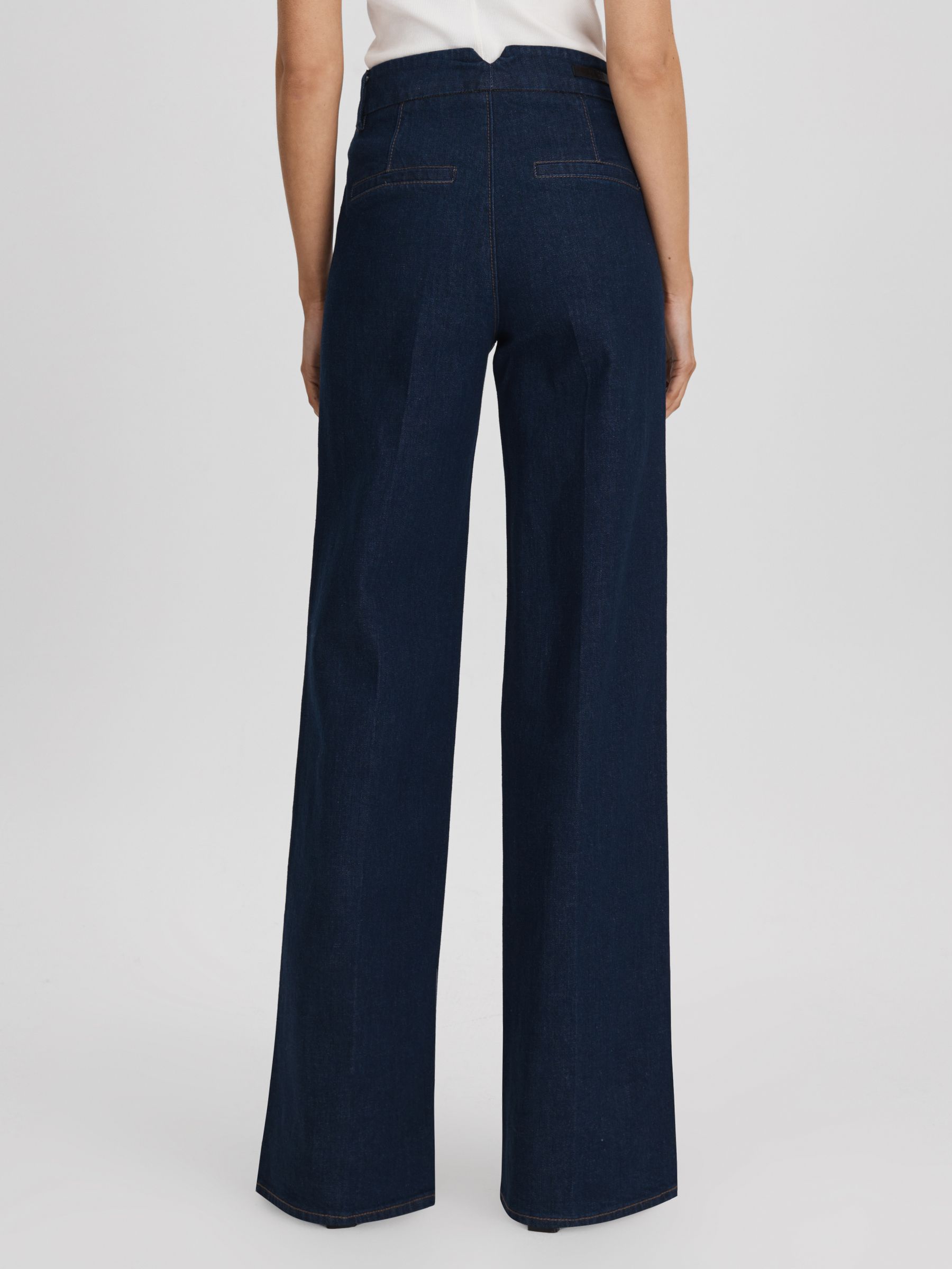 Paige High Rise Wide Leg Jeans in Edinburgh - Image 5 of 6