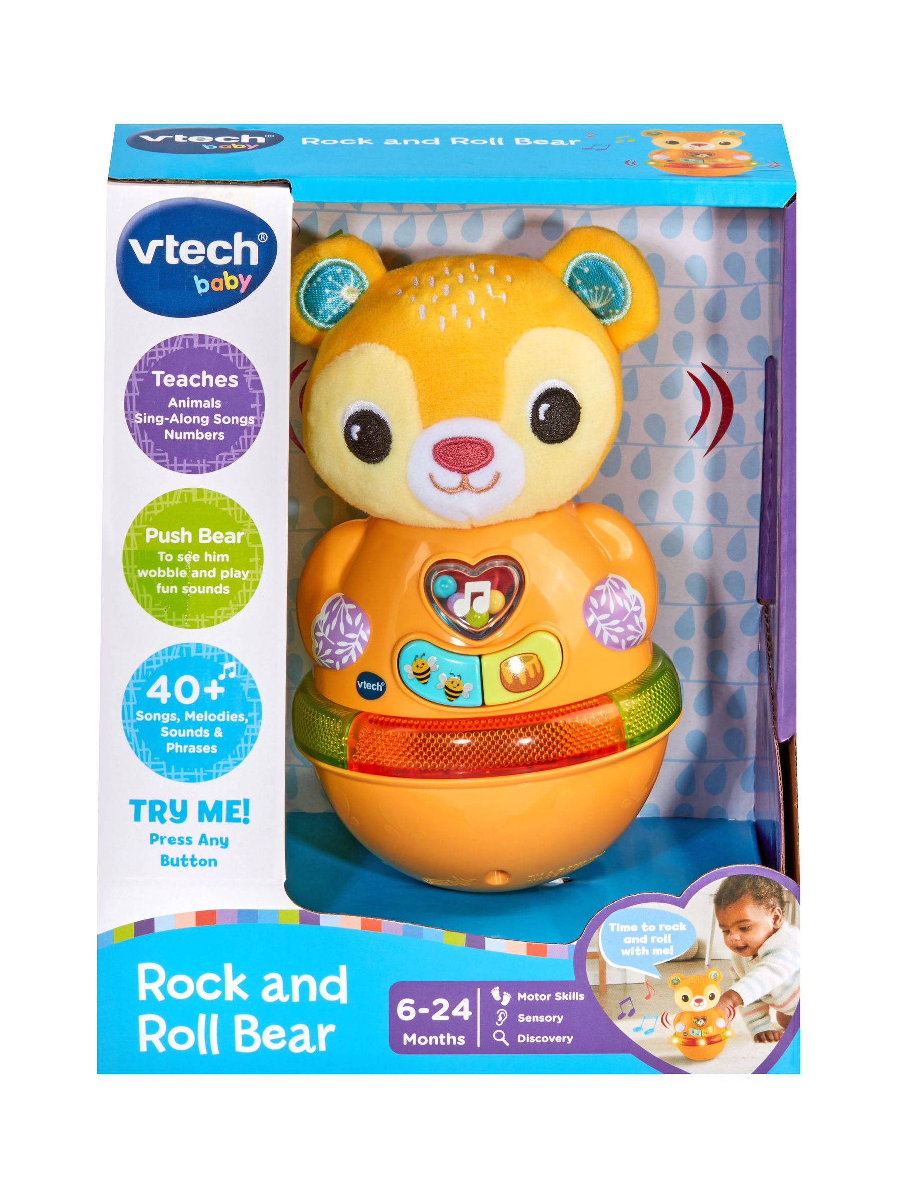 VTech Blue Rock and Roll Bear - Image 4 of 4