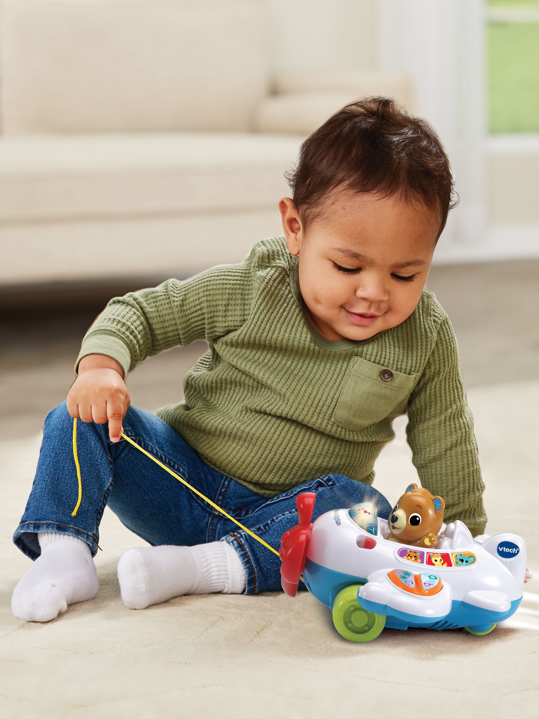 VTech Blue 123 Fly With Me Aeroplane - Image 1 of 4