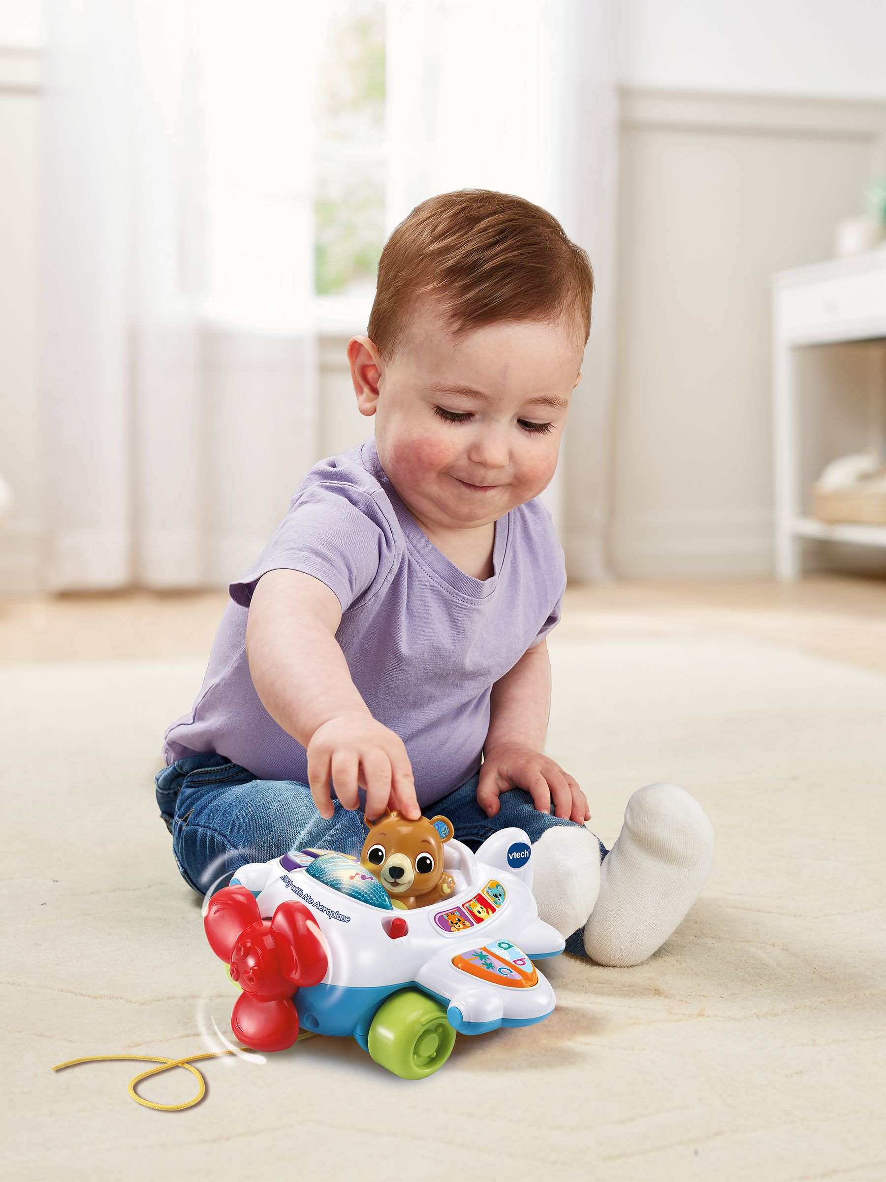 VTech Blue 123 Fly With Me Aeroplane - Image 2 of 4